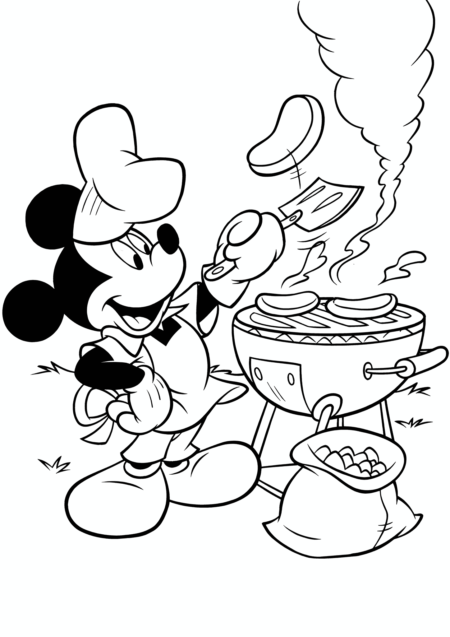 Mickey Mouse: Grilled Cutlets