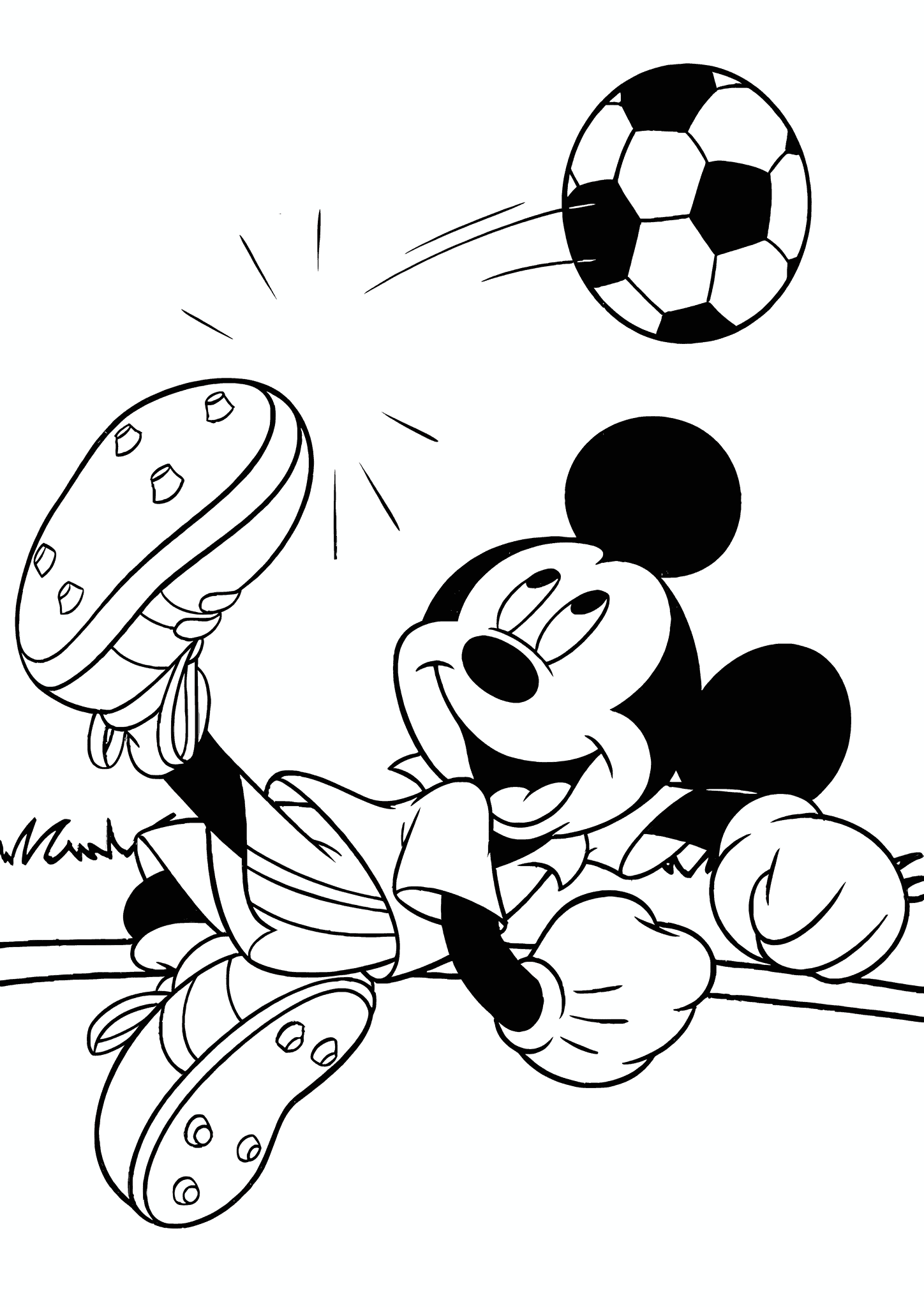 Mickey Mouse: Jump Shot on the Ball