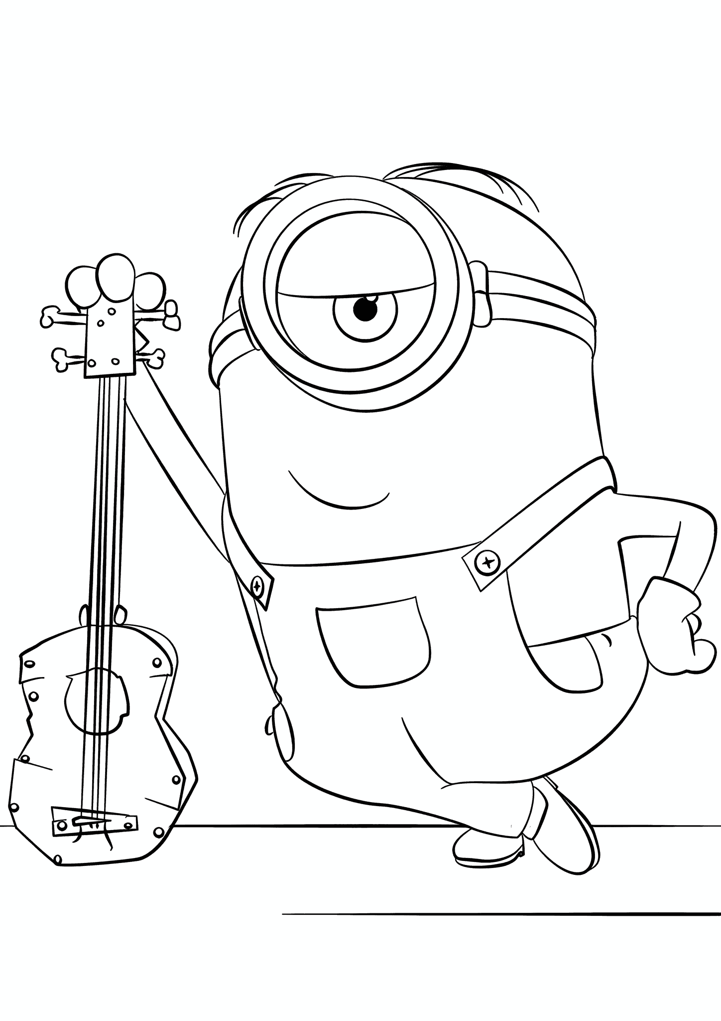 Minions: Stuart with a Guitar