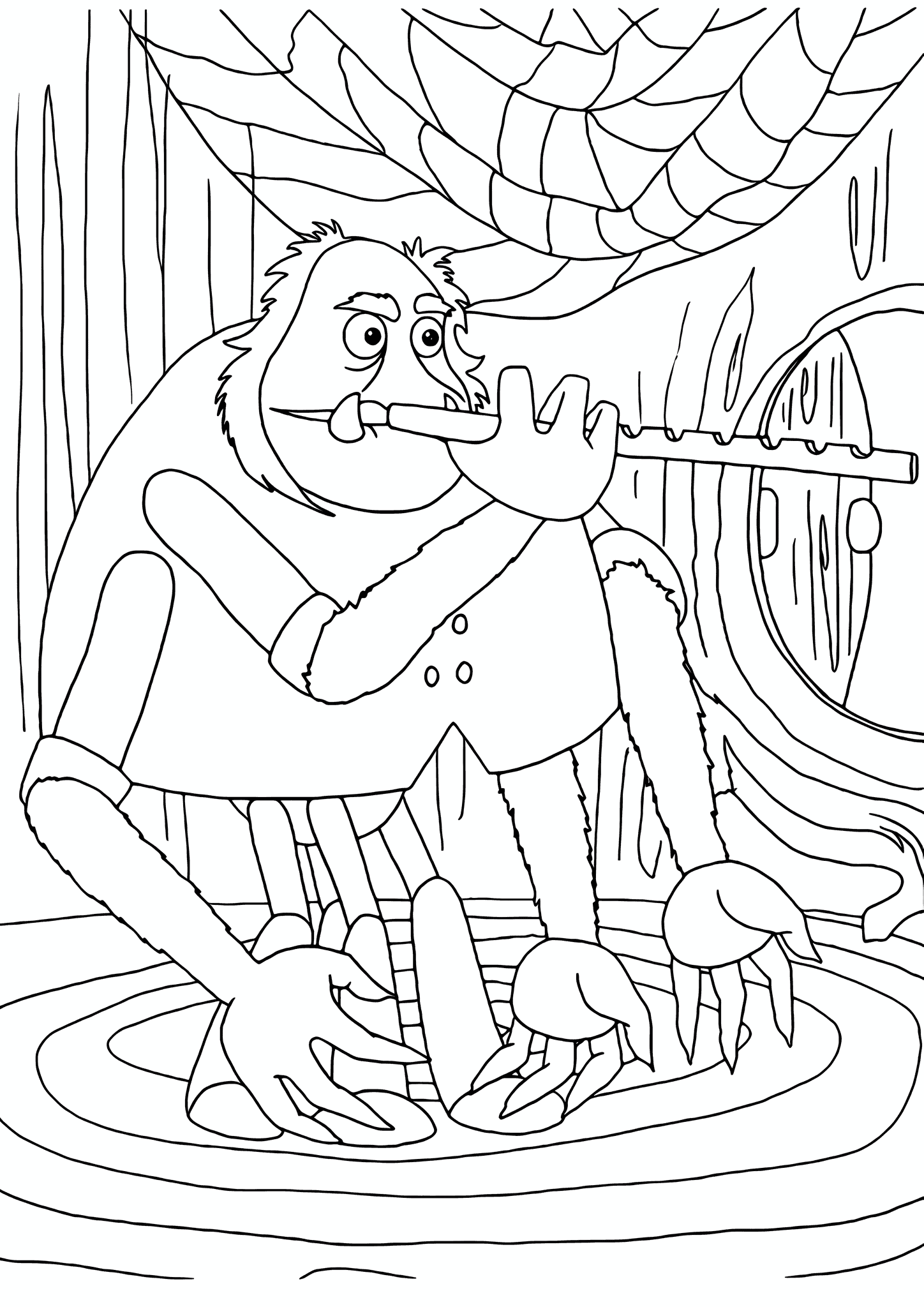 Moonzy: Spider Schnook Plays the Flute