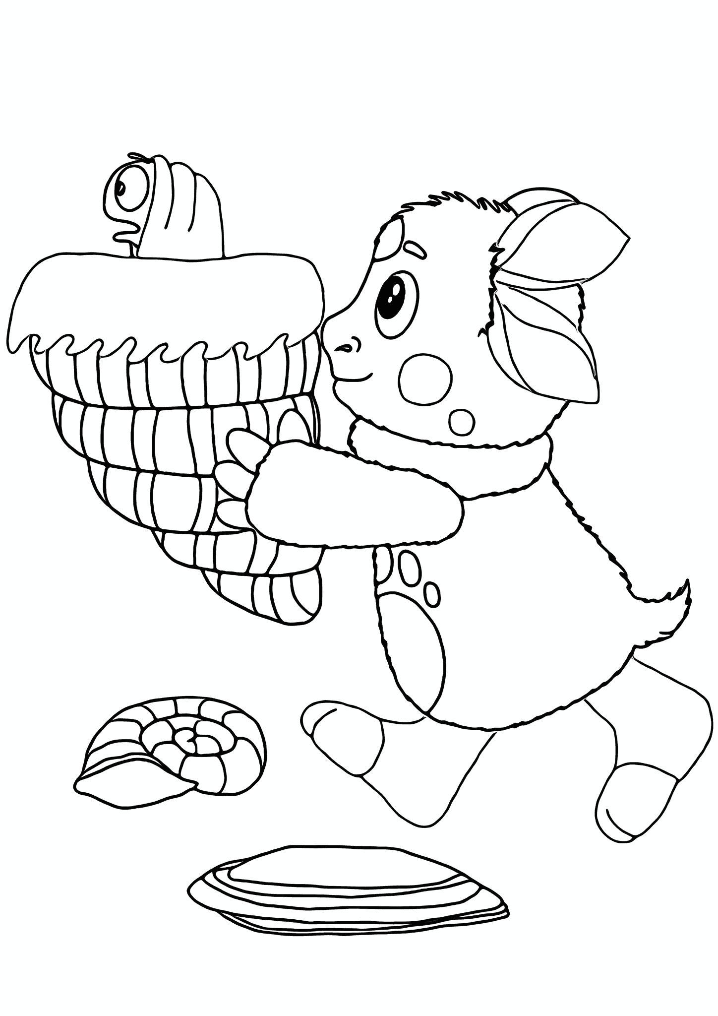 Moonzy: Luntik Carries Leech to the Pond