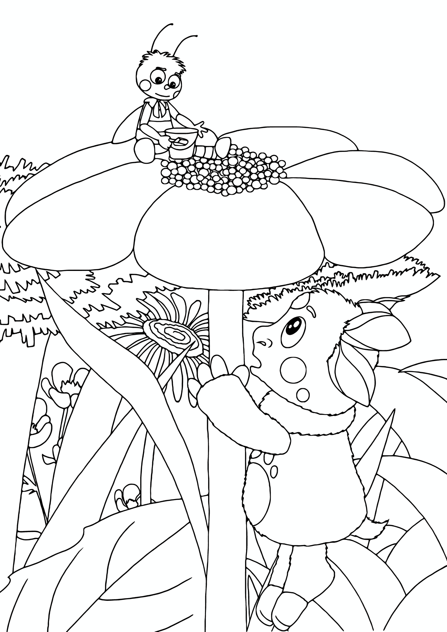 Moonzy: Luntik Climbs Up the Stem