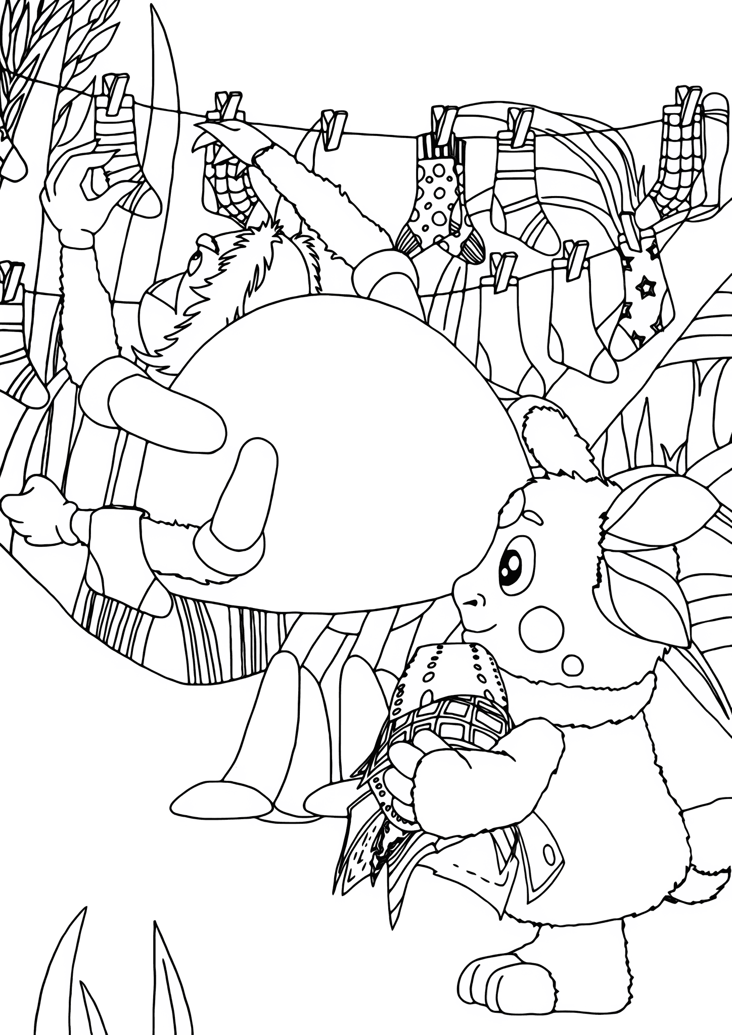 Moonzy: Luntik Looking for a Missing Sock