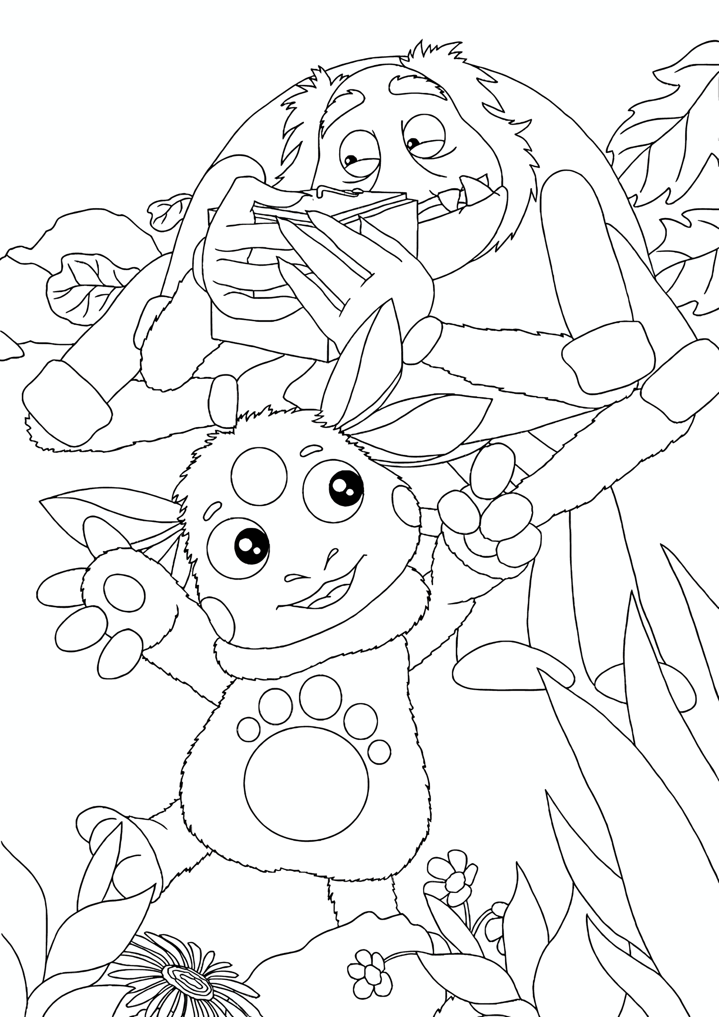 Moonzy: Luntik Returned the Box to Schnook