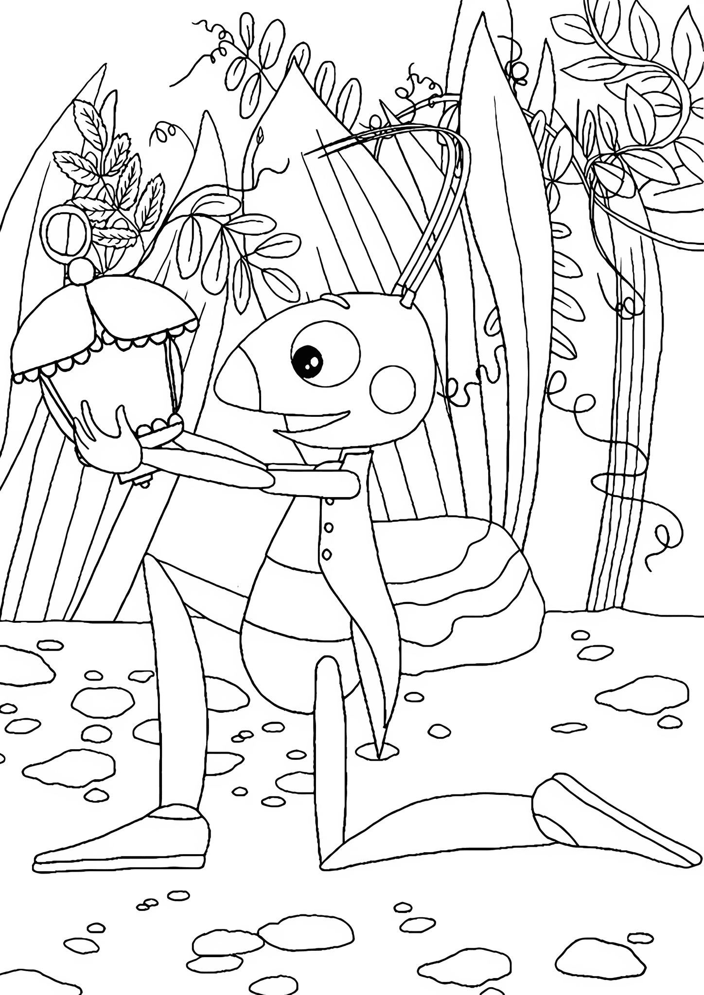 Moonzy: Grasshopper Kuzya and a Flashlight