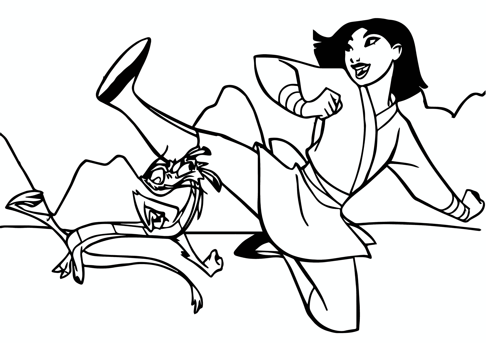 Mulan: Mulan’s Fun Workout