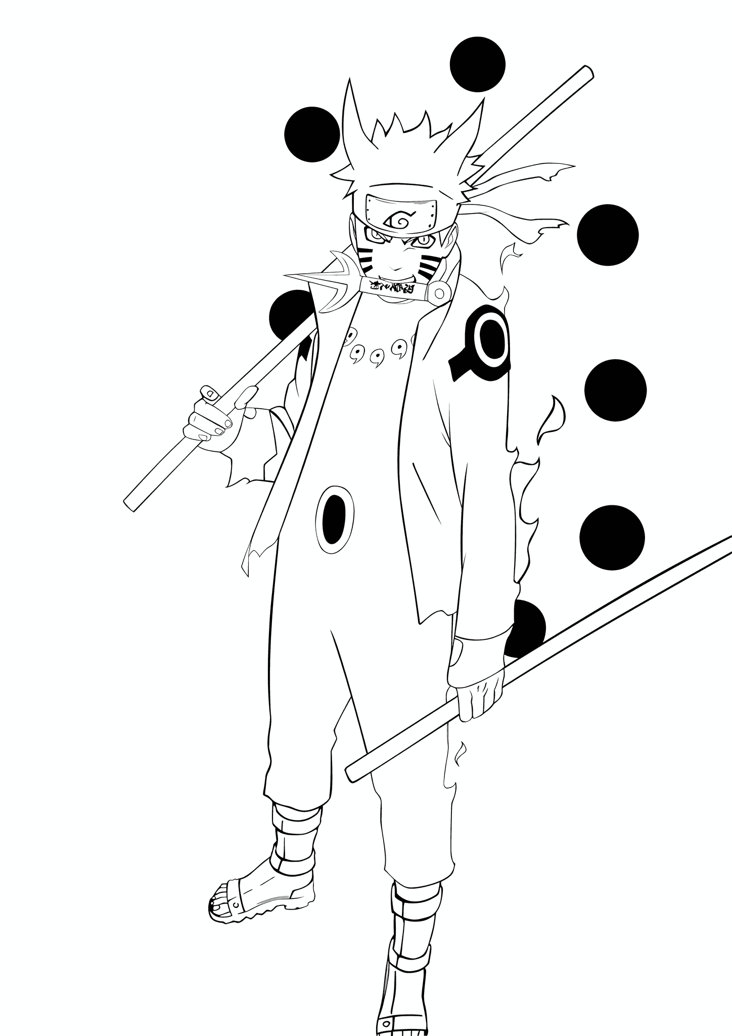 In Six Way Mode (From Manga Naruto)