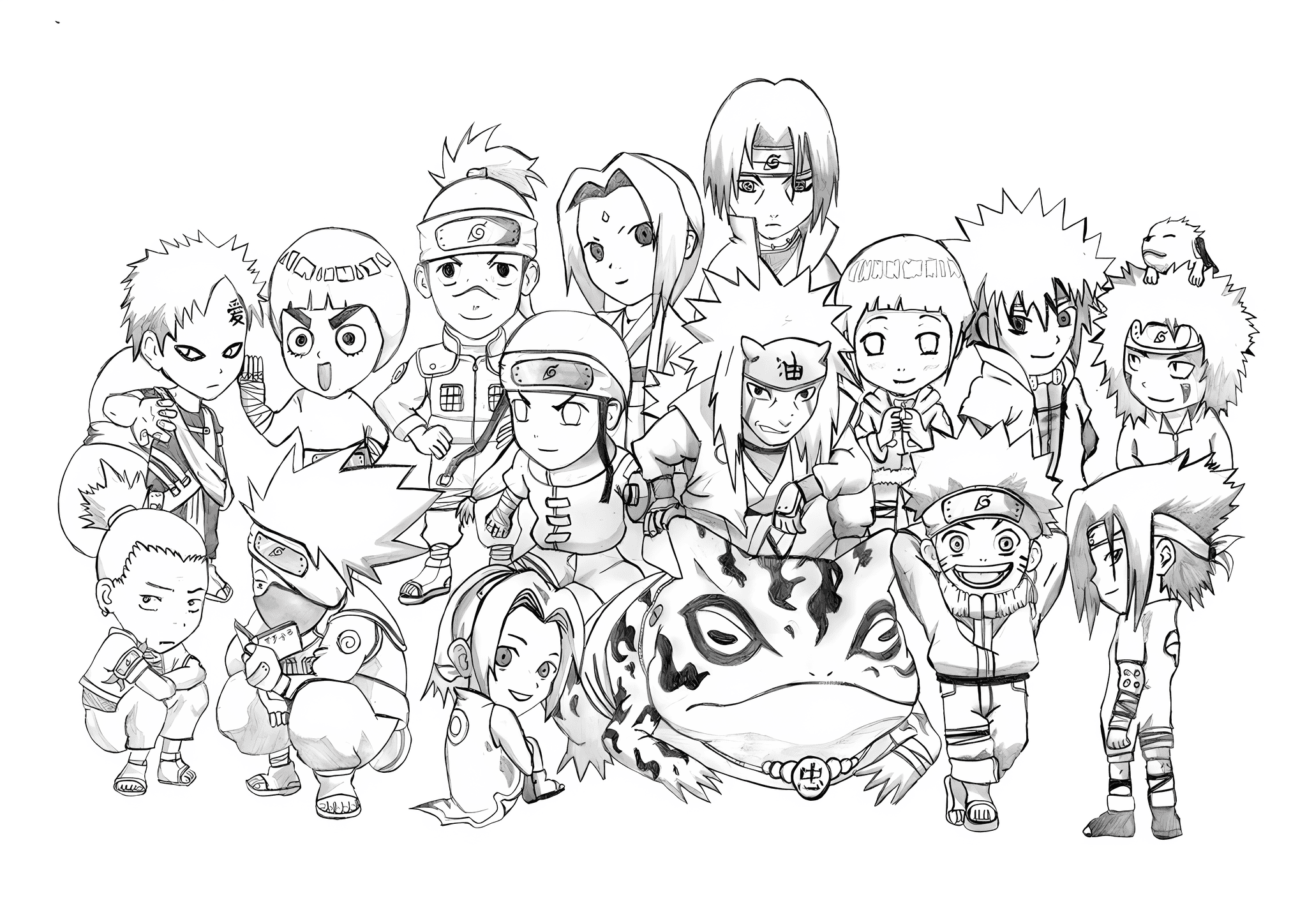Chibi Team (From Manga Naruto)