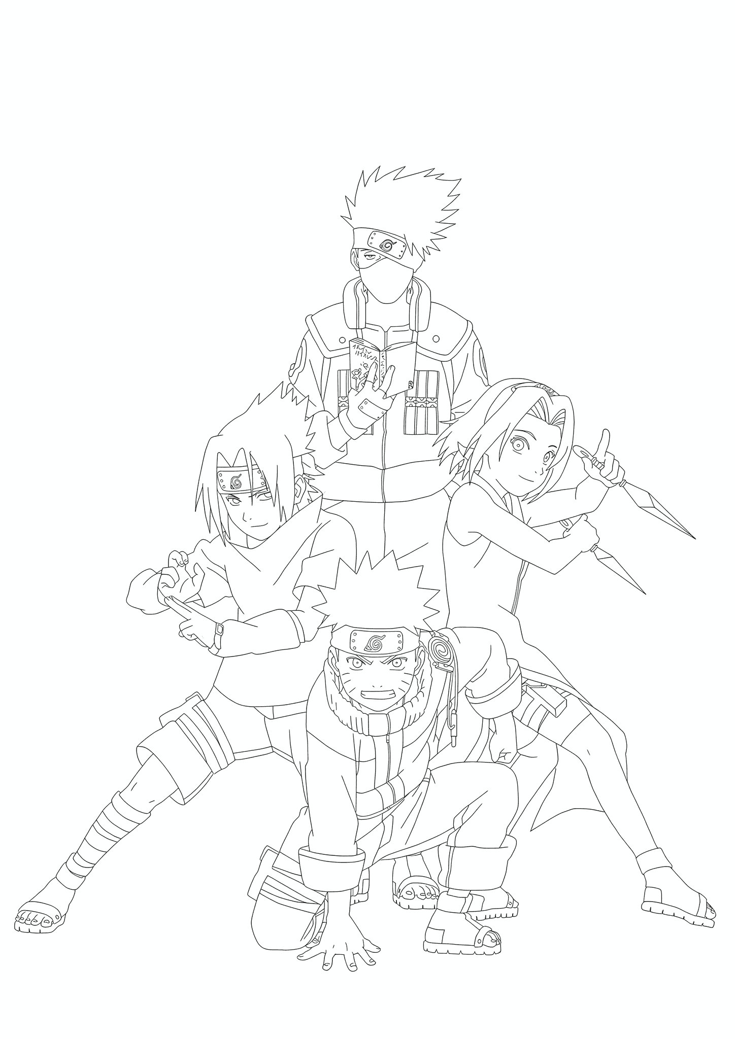 Team Number Seven (From Manga Naruto)