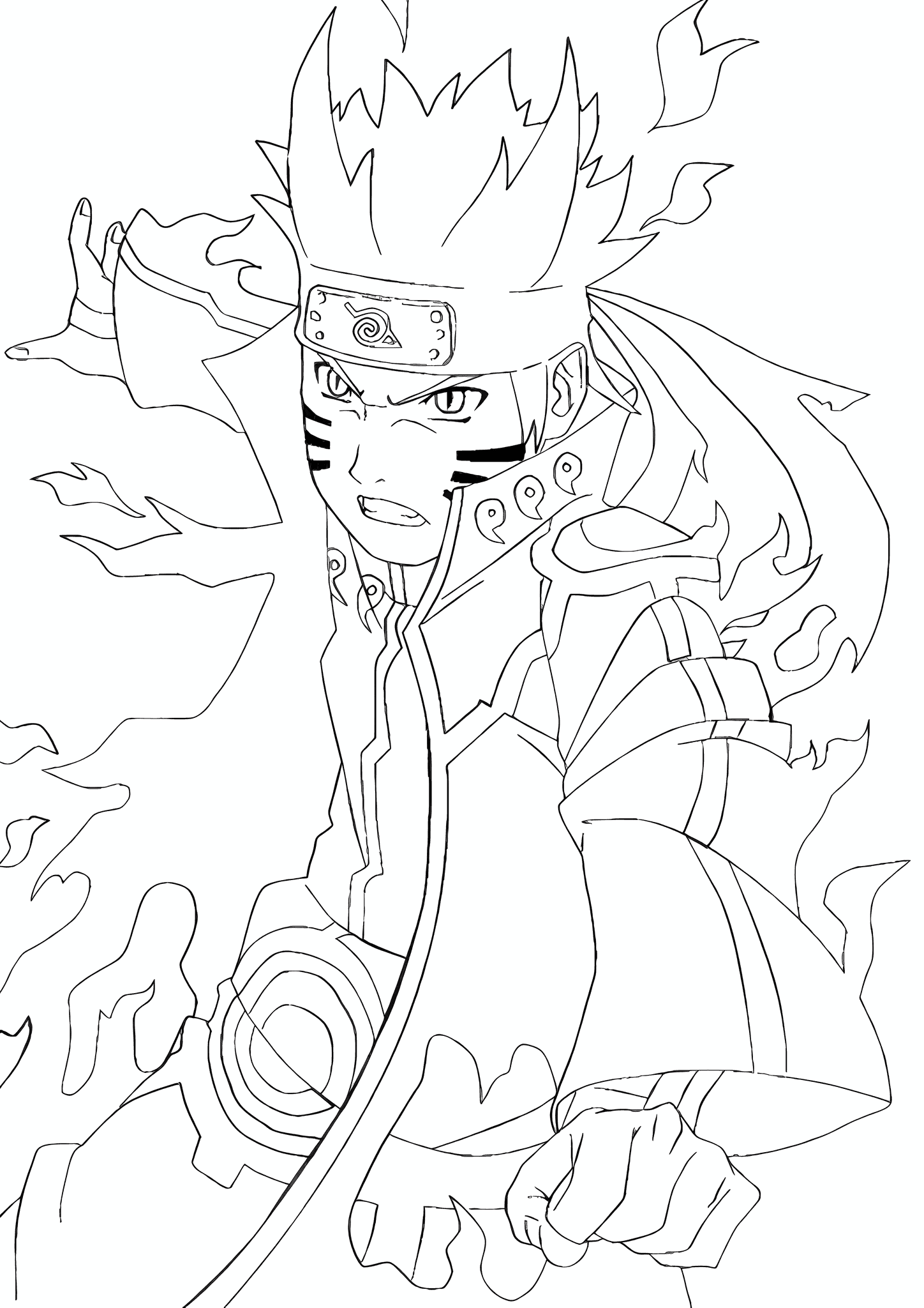 Nine-tails Chakra Mode (Naruto)