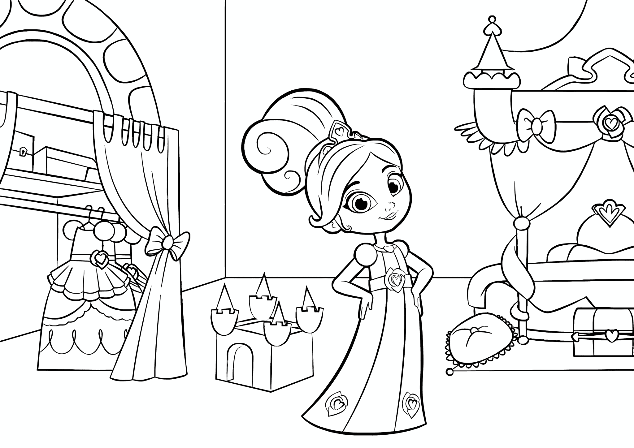 Nella the Princess Knight: Real Lady’s Room