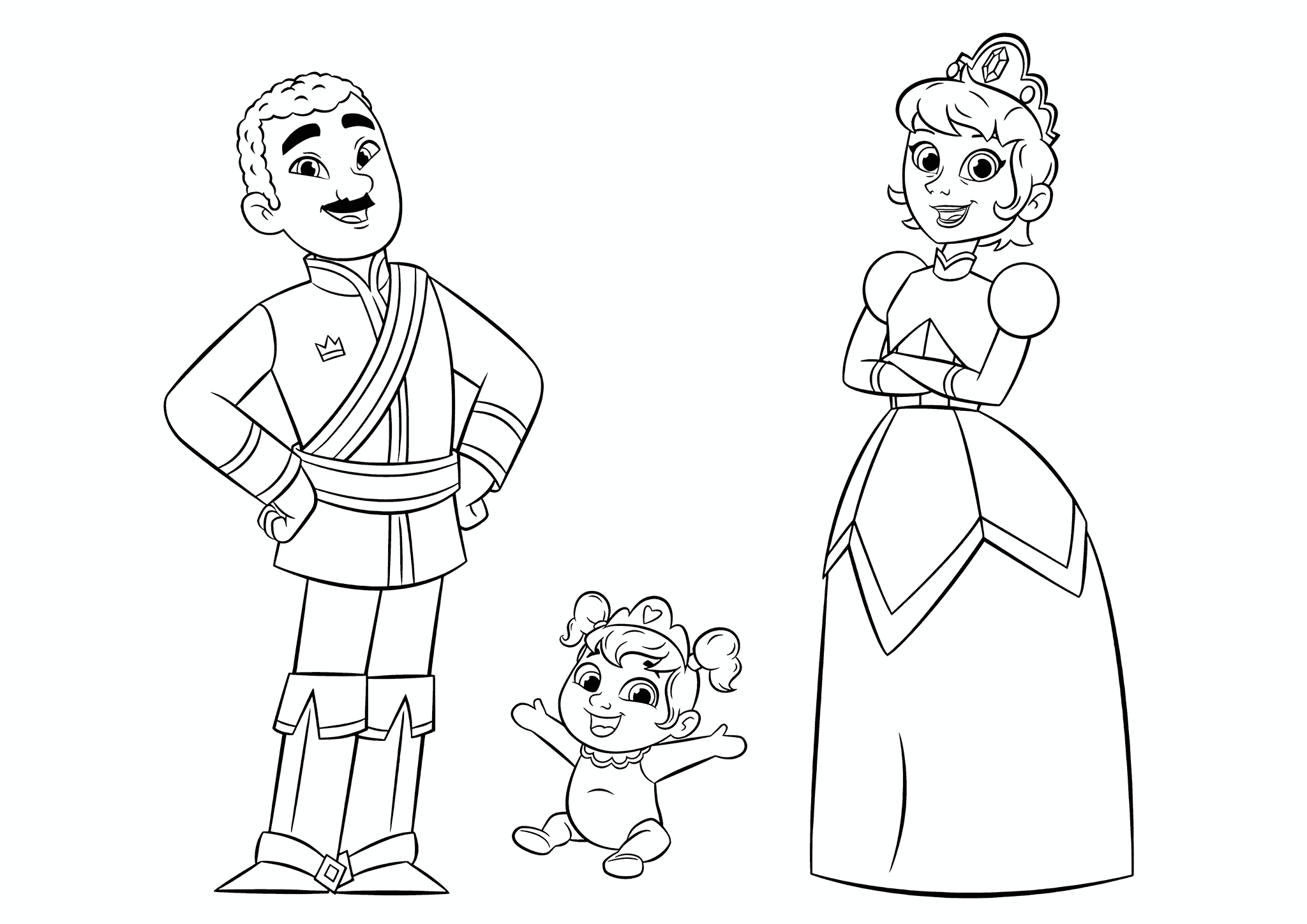 Nella the Princess Knight: Royal Family