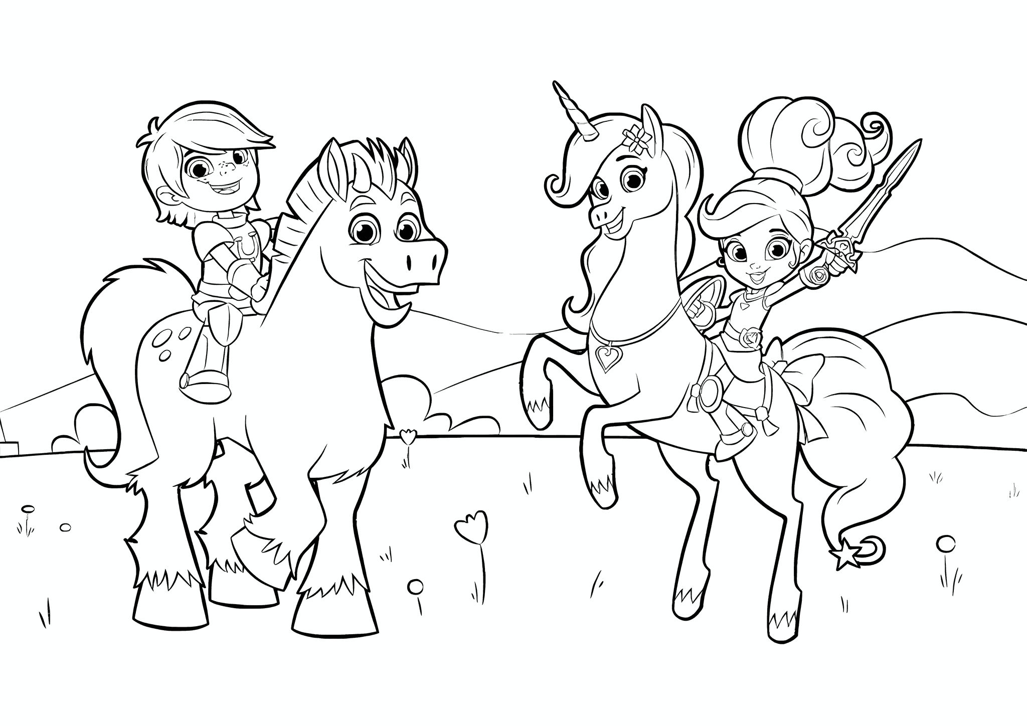 Nella the Princess Knight: Friendly Company