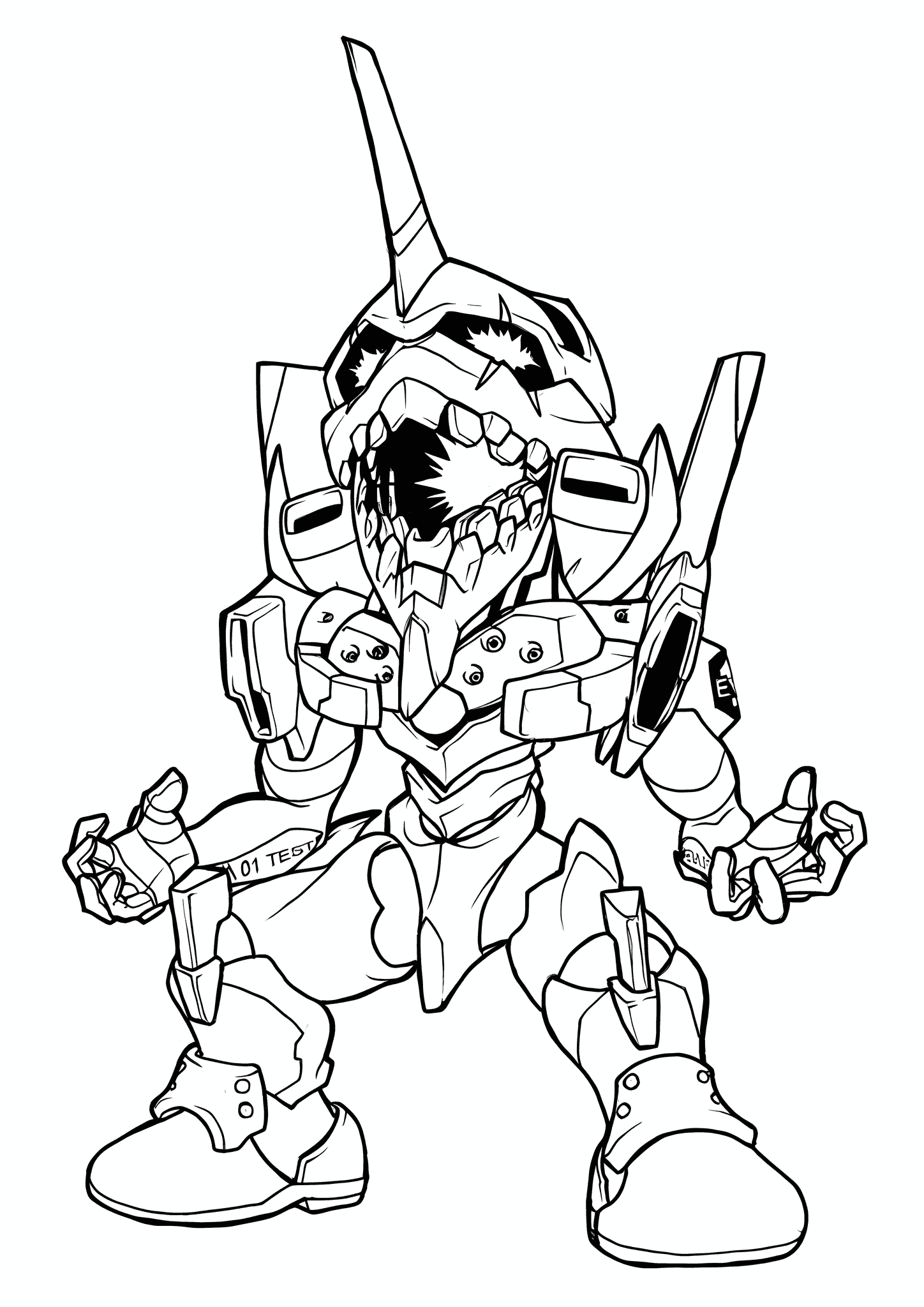 Chibi Eva Unit 01 (Evangelion)