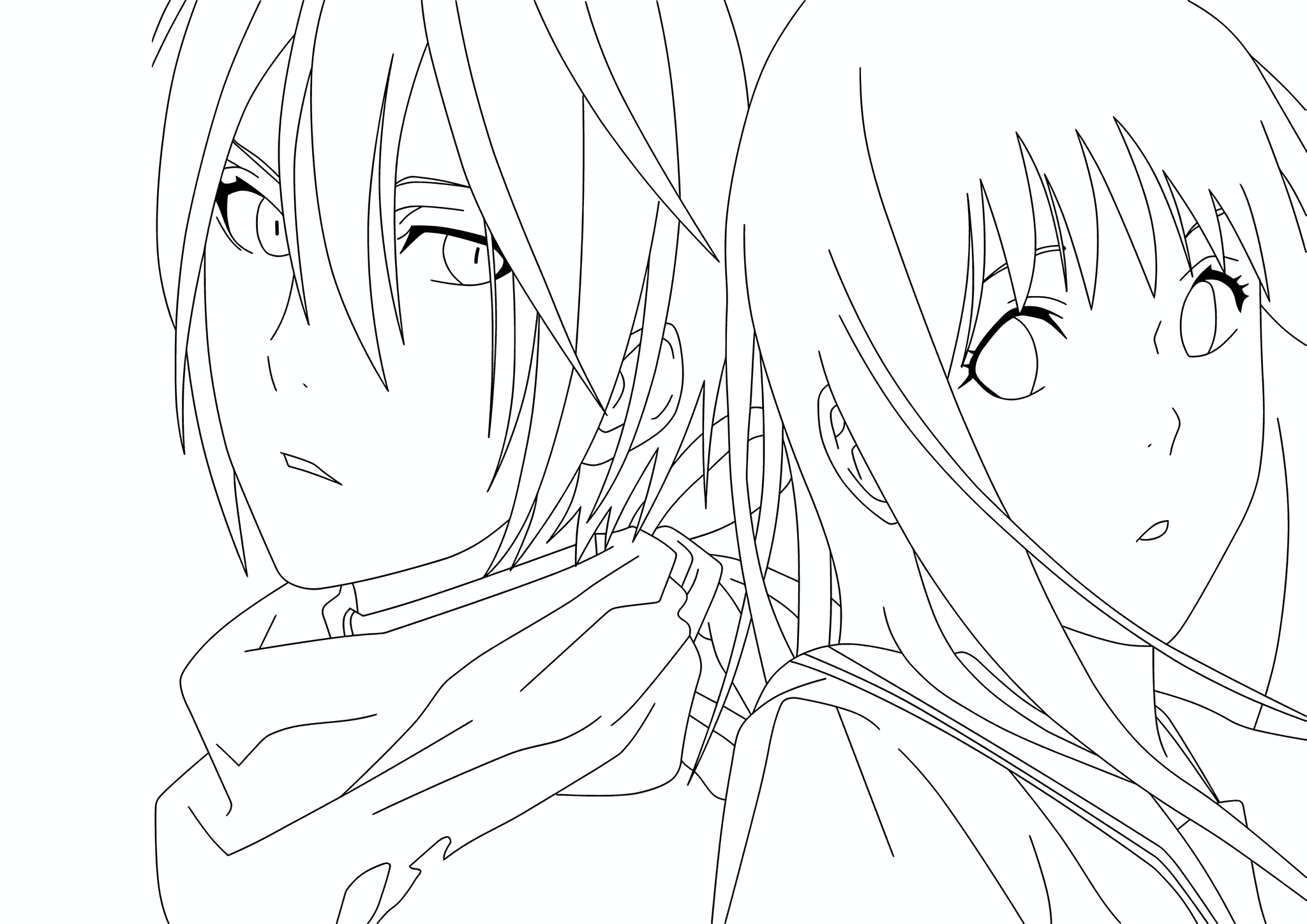 Yato and Hiyori Iki (Noragami)