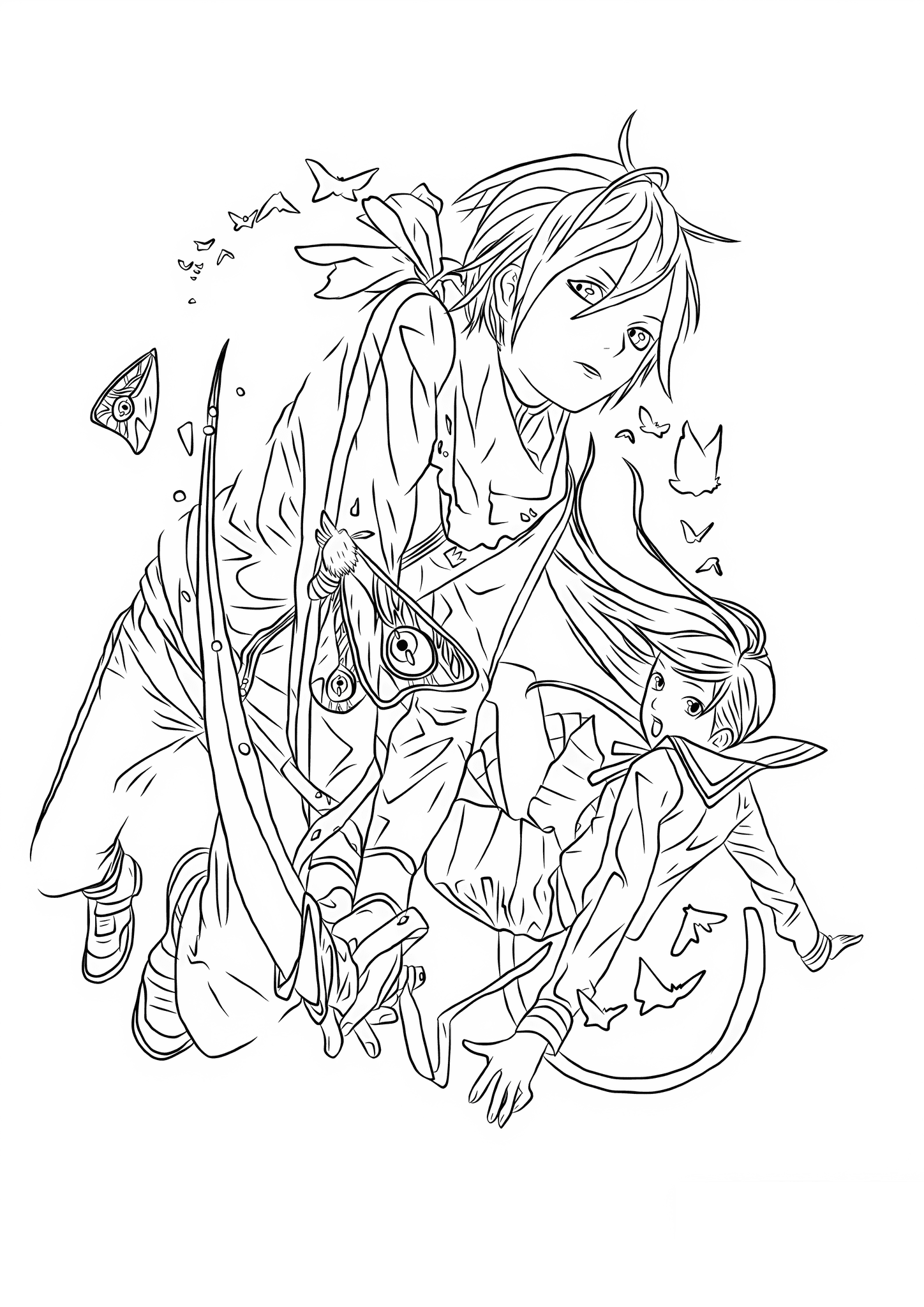 Hiyori and Yato (Noragami)