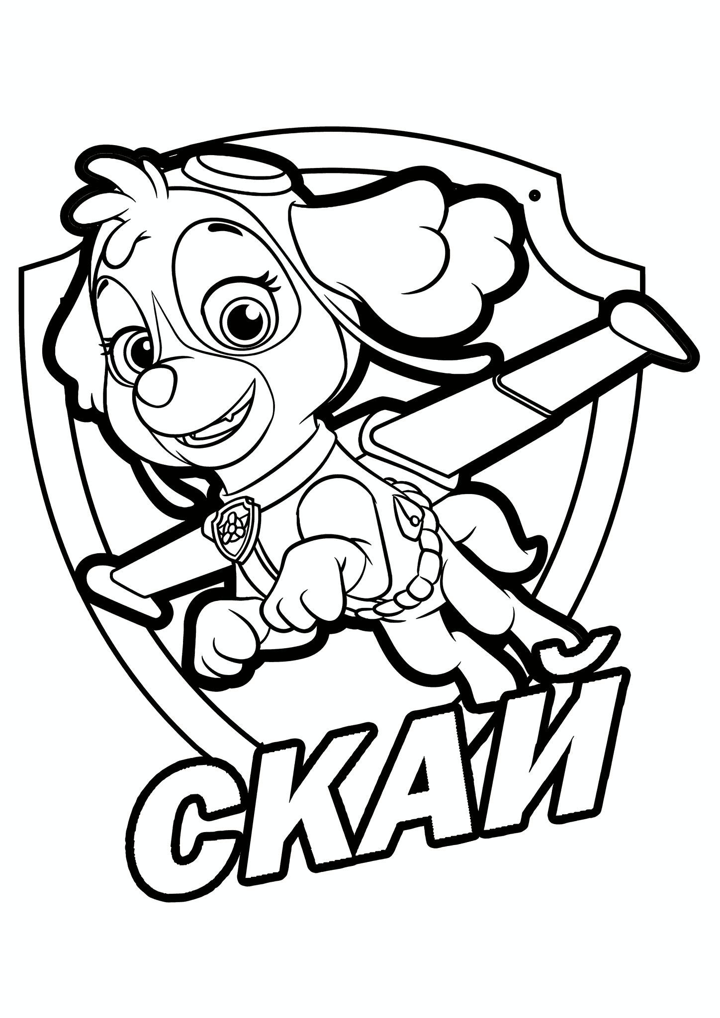 Paw Patrol: Skye is a Badge