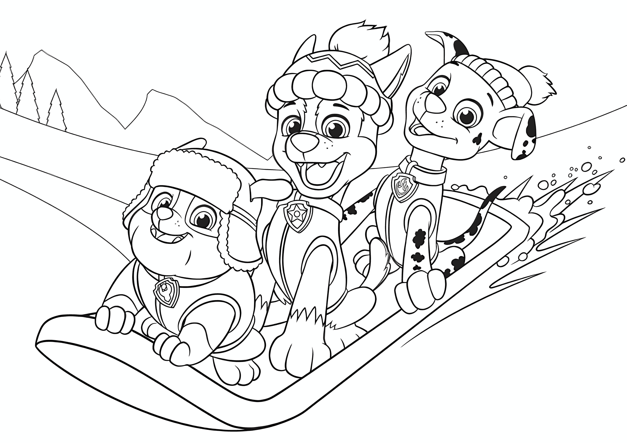 Paw Patrol: Puppies on a Sled