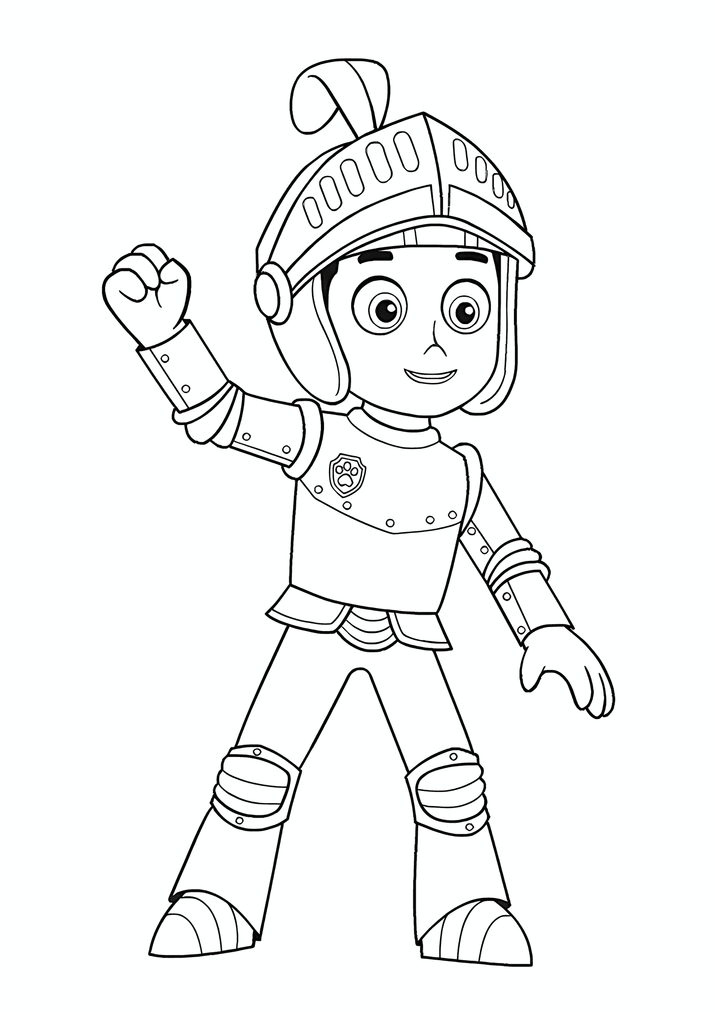 Paw Patrol: Rider in a Knight Costume