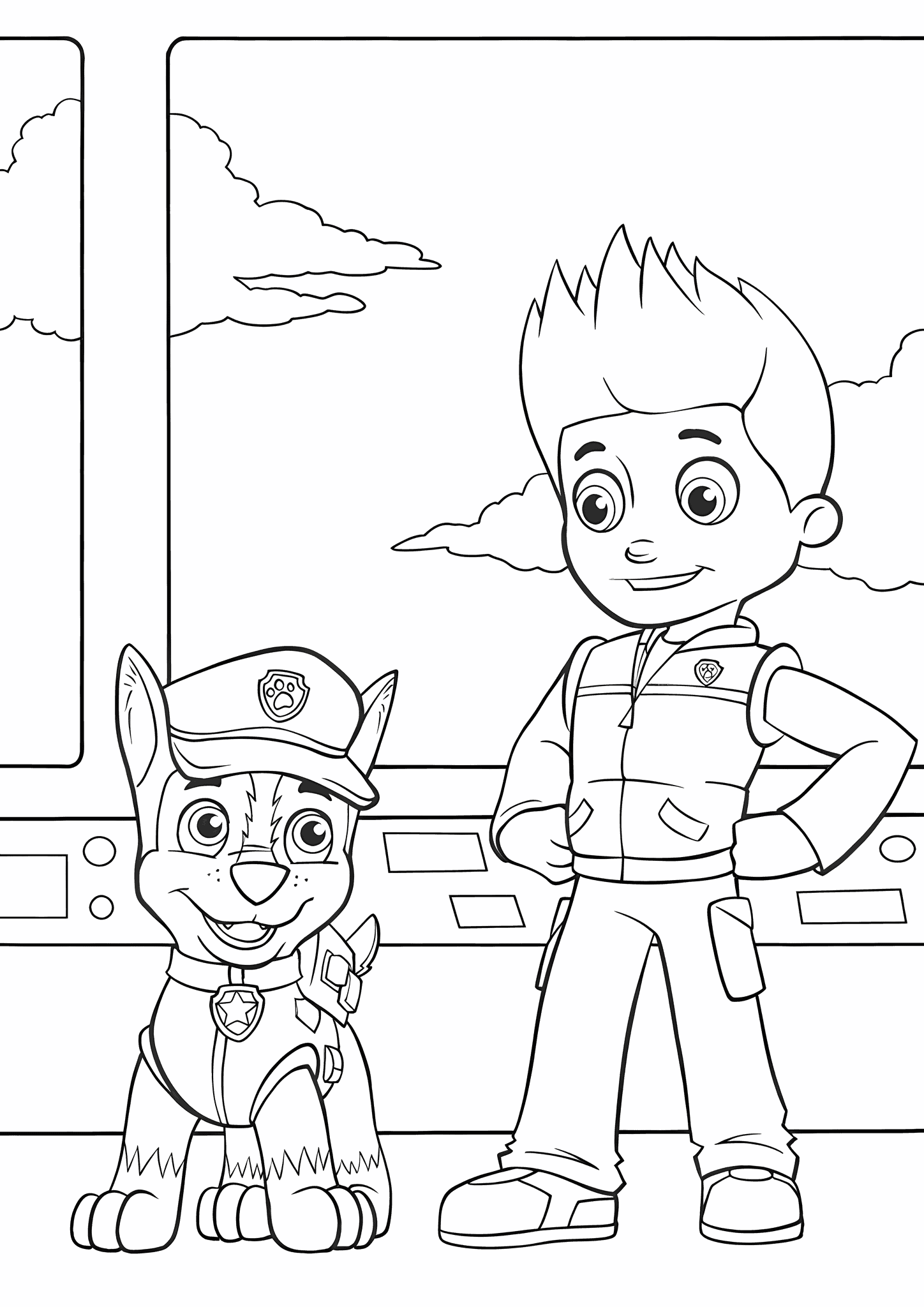 Paw Patrol: Rider with the Racer on Base