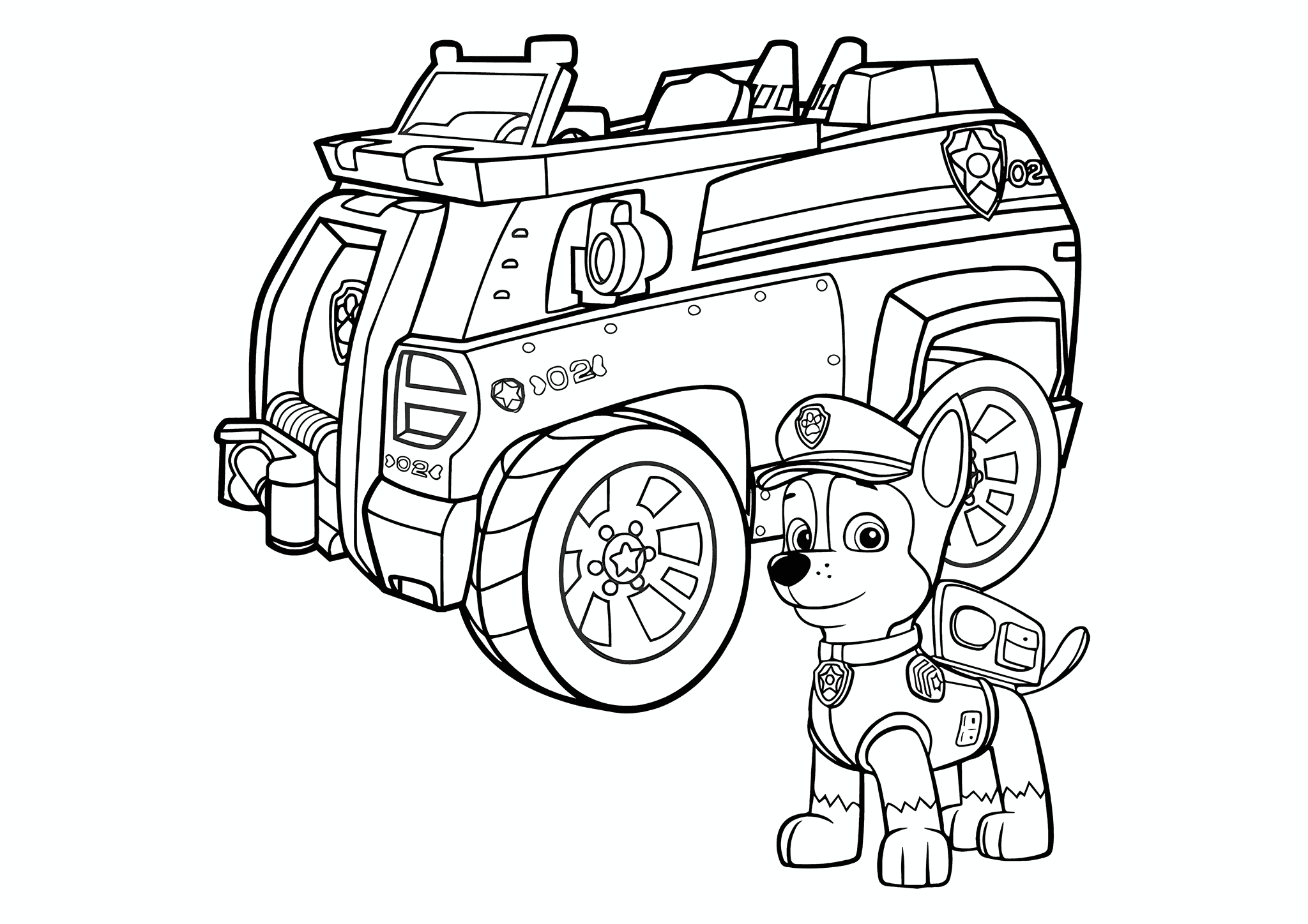 Paw Patrol: Racer with a Police Car