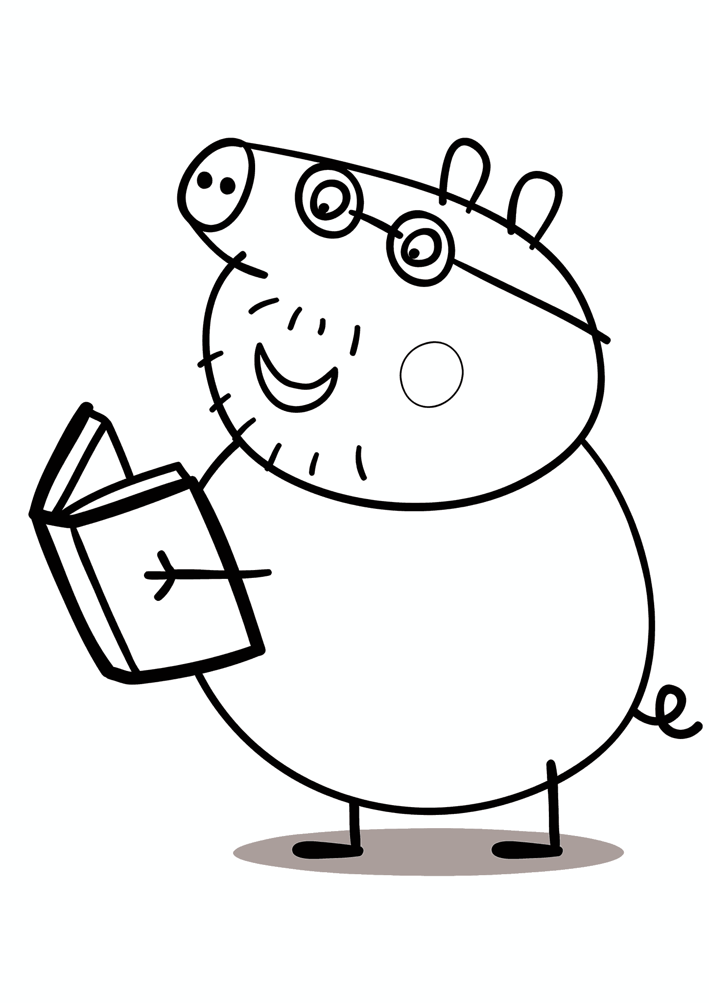 Peppa Pig: Daddy Pig Reads a Book