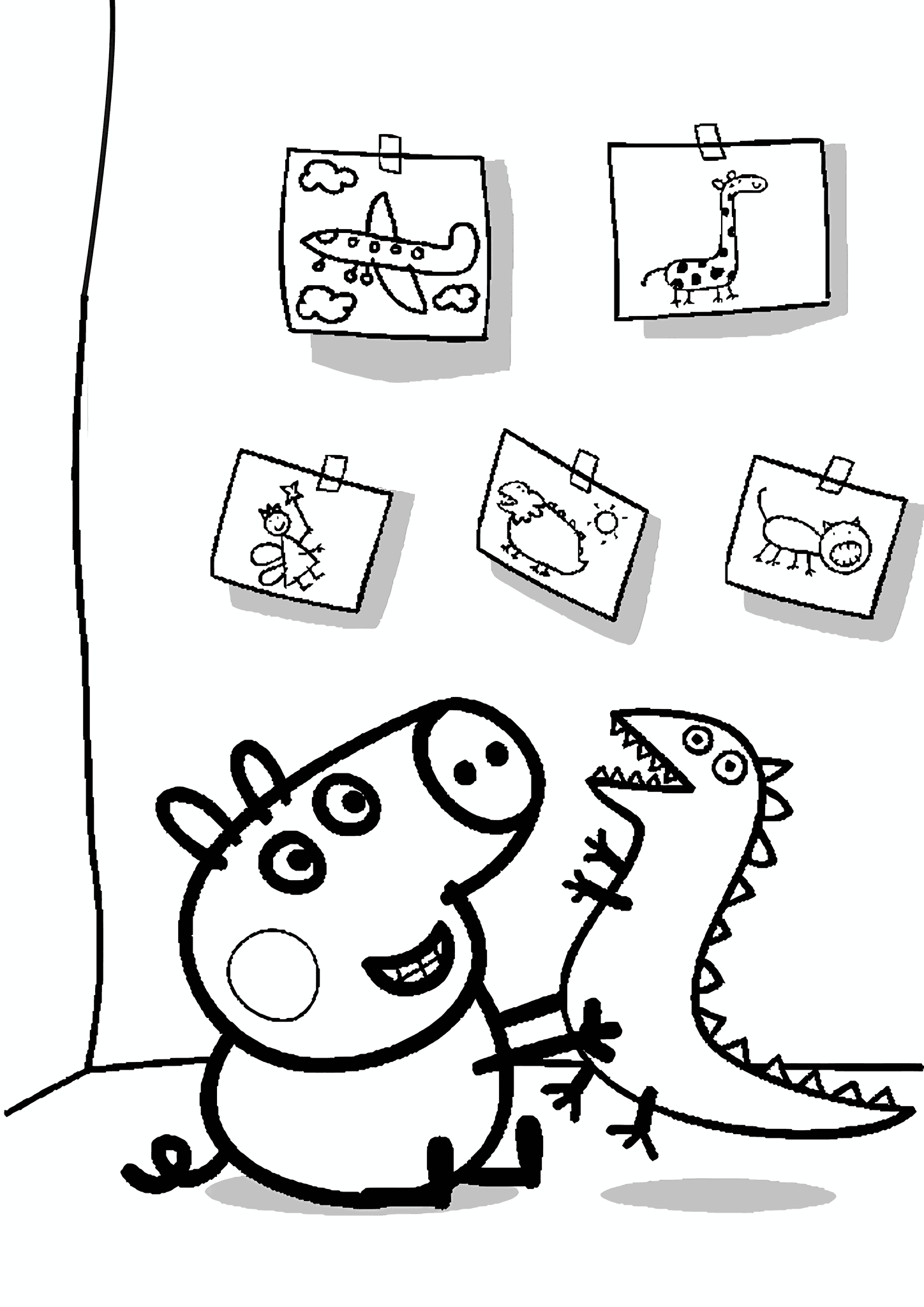 Peppa Pig George and His Dinosaur