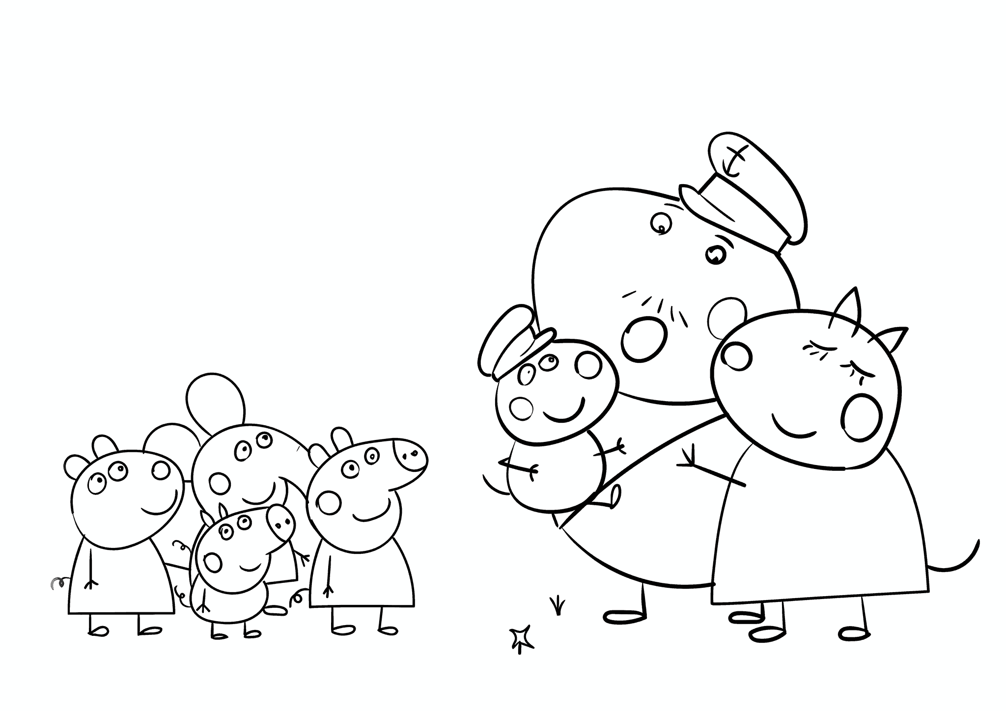 Peppa Pig: Danny Dog Family and the Boys