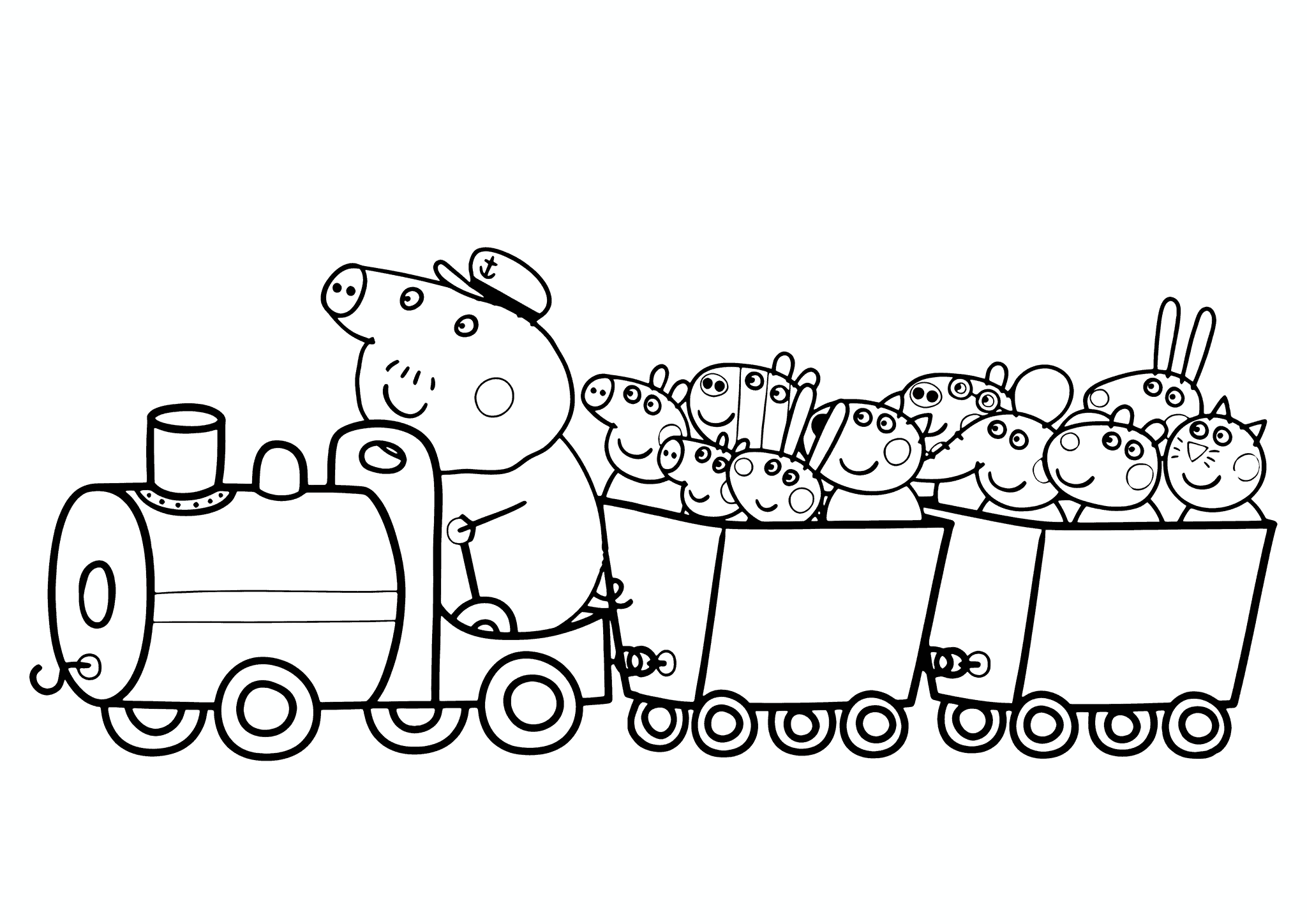 Peppa Pig: Grandpa Pork Rides the Kids