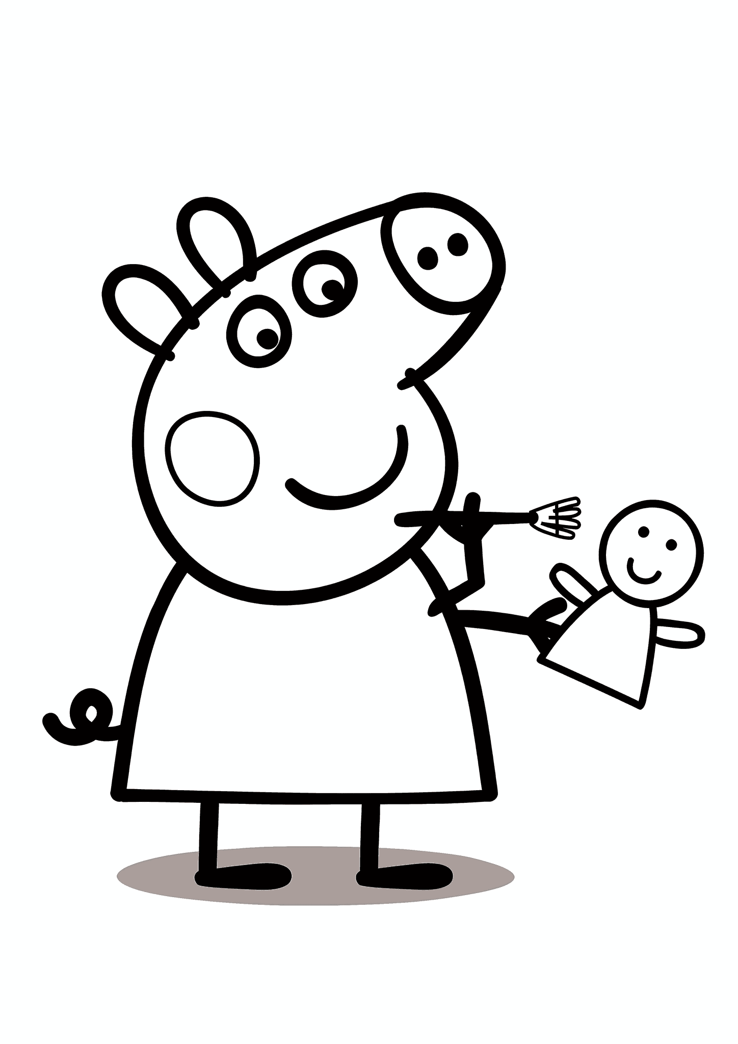 Peppa Pig Cleans a Toy