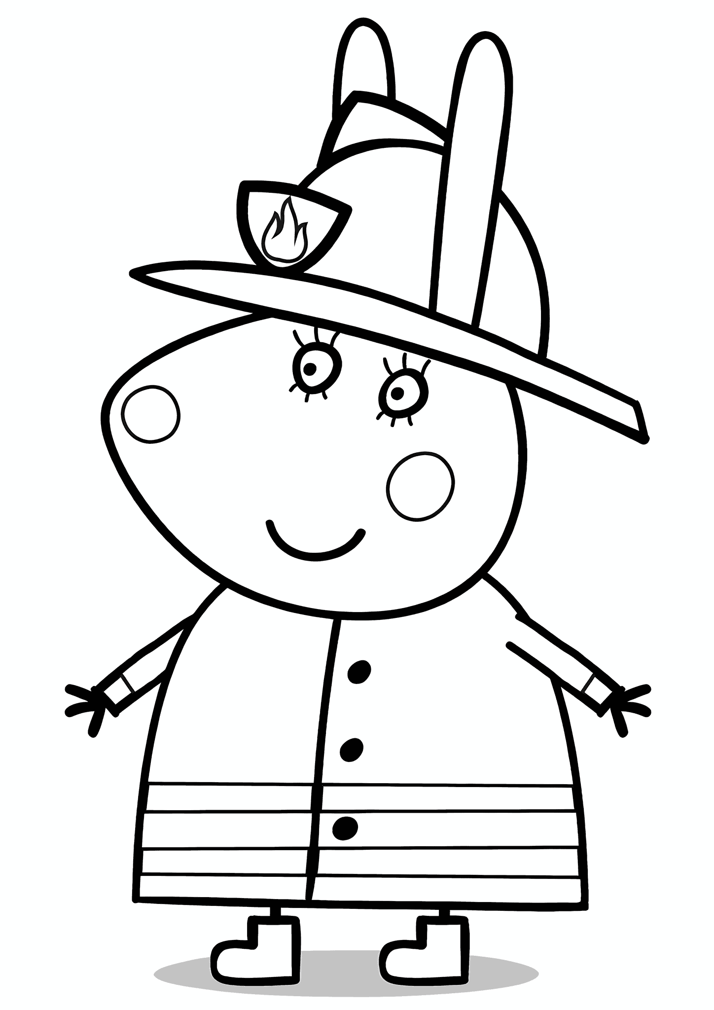 Peppa Pig: Miss Rabbit in a Fireman’s Uniform