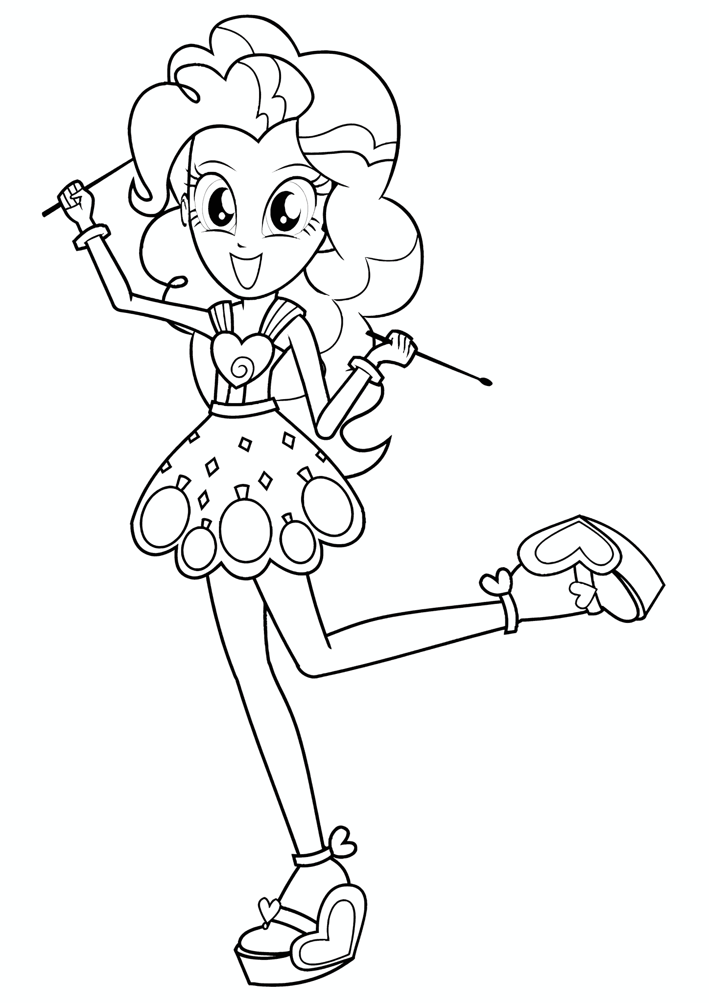 Pinkie Pie (MLP) and Drumsticks