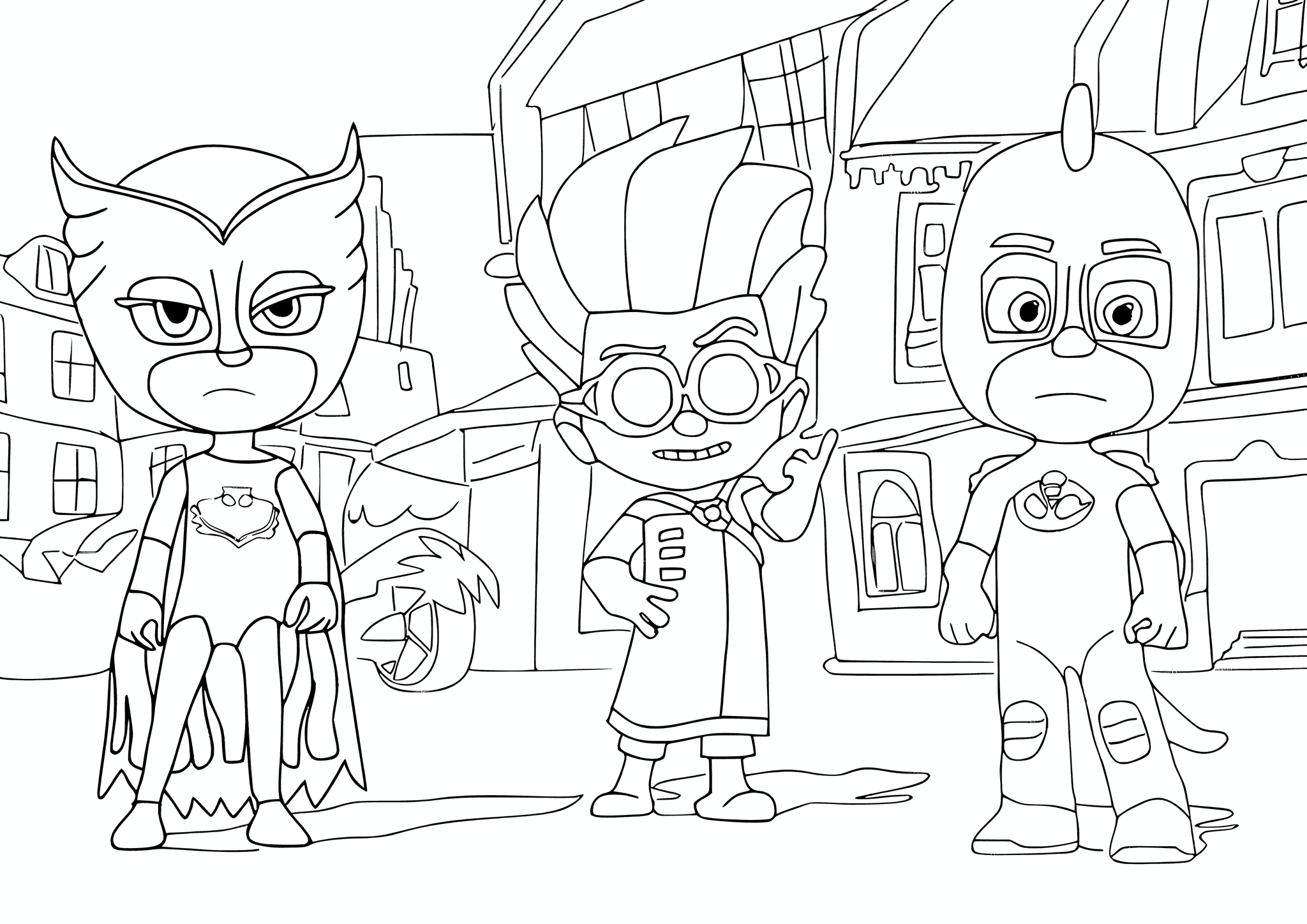 Pj Masks: Allet Romeo and Gekko