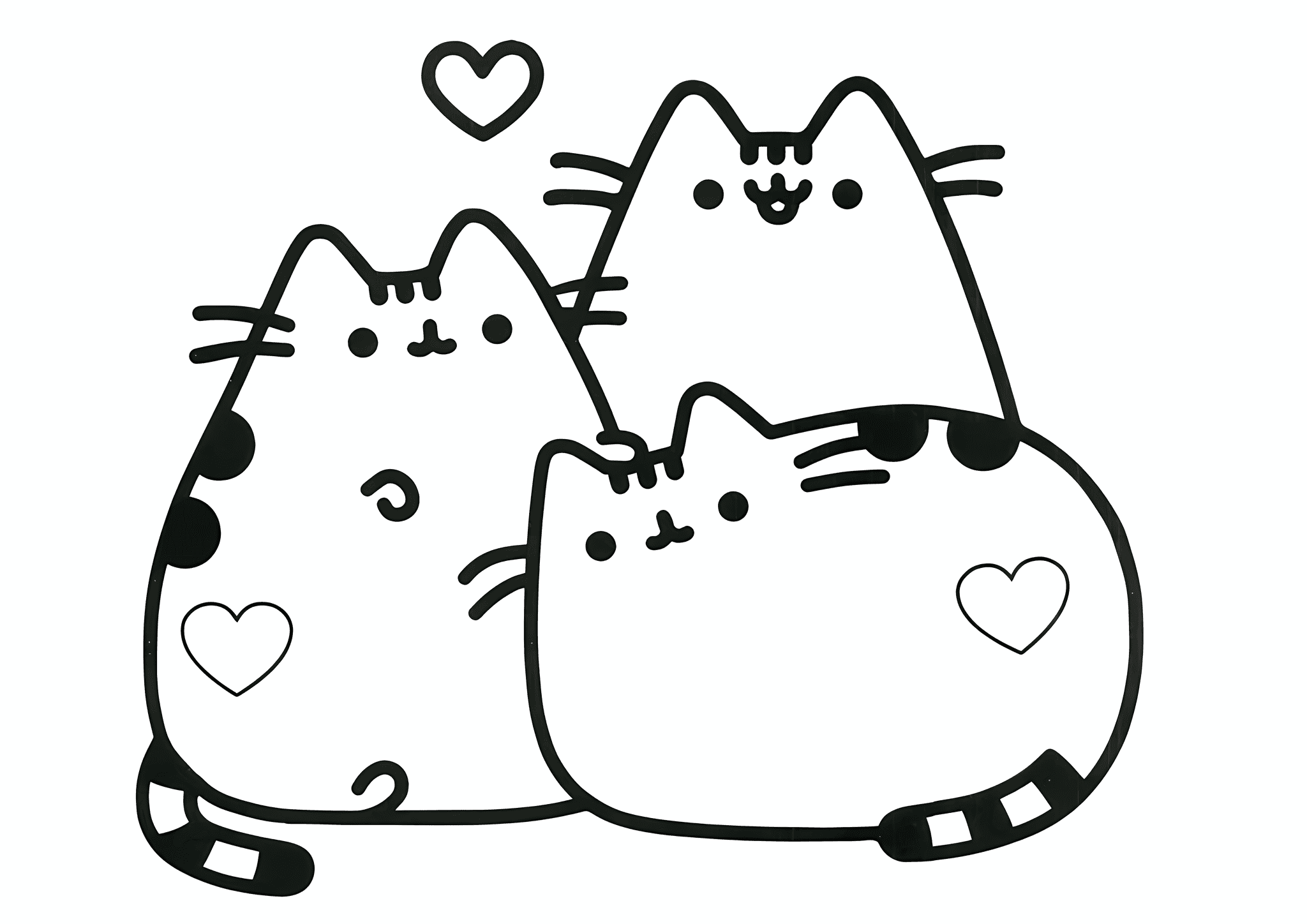Pusheen’s Kitty Family