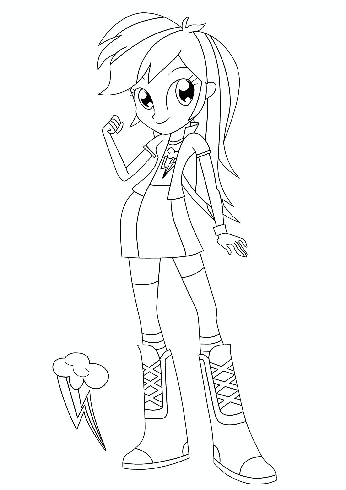 Rainbow Dash Girls of Equestria