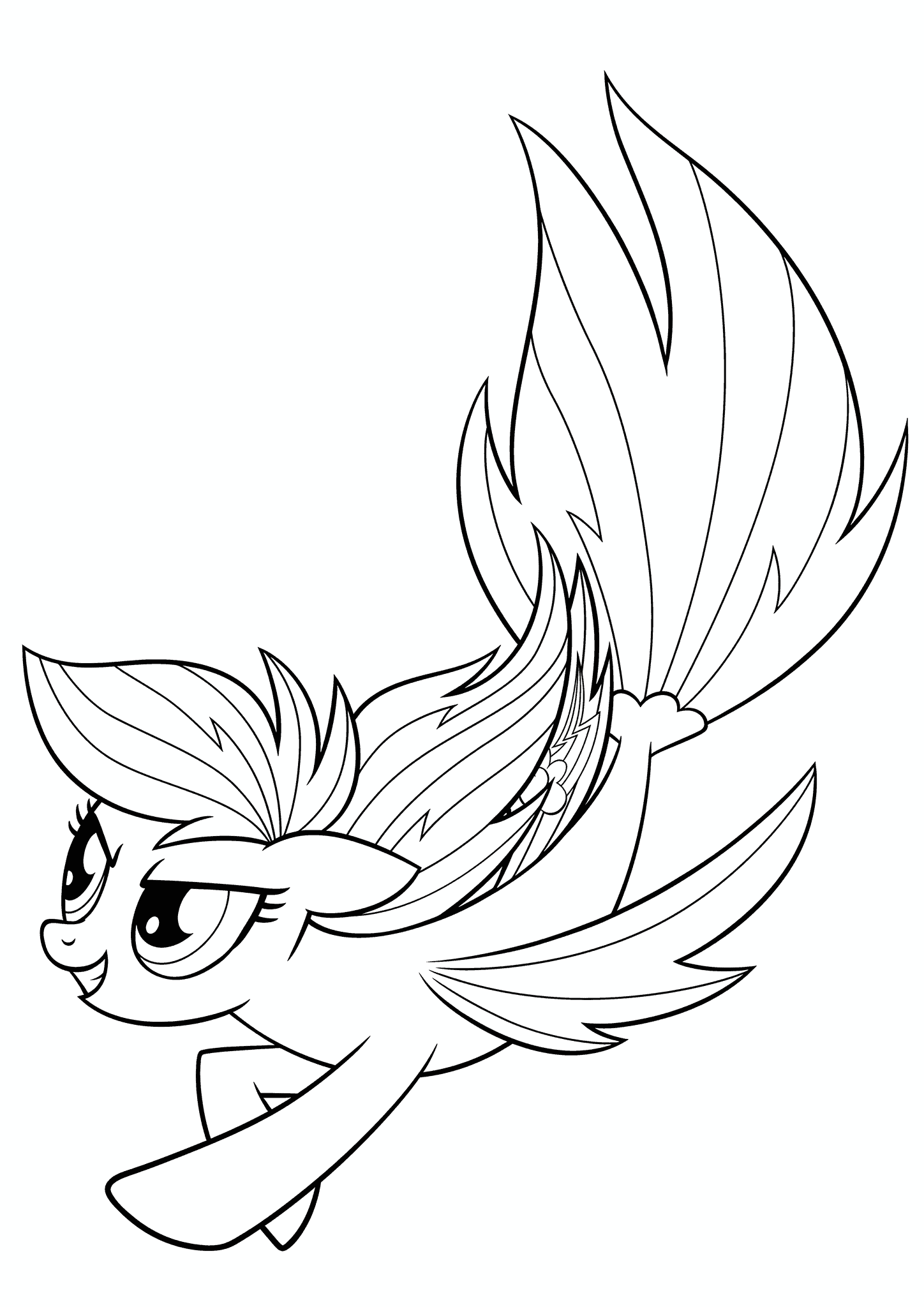 Rainbow Dash As a Mermaid