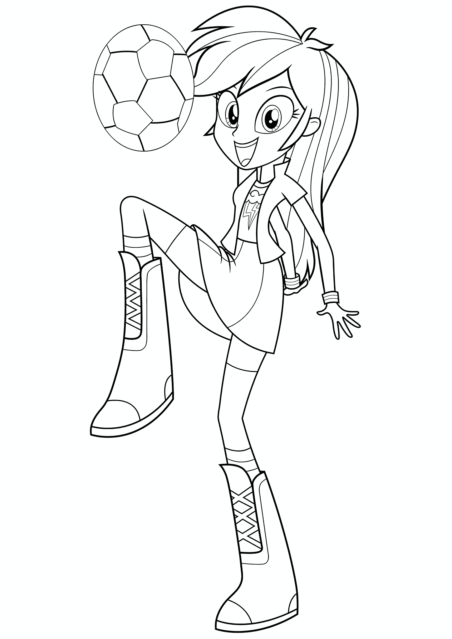 Girls of Equestria Rainbow Dash