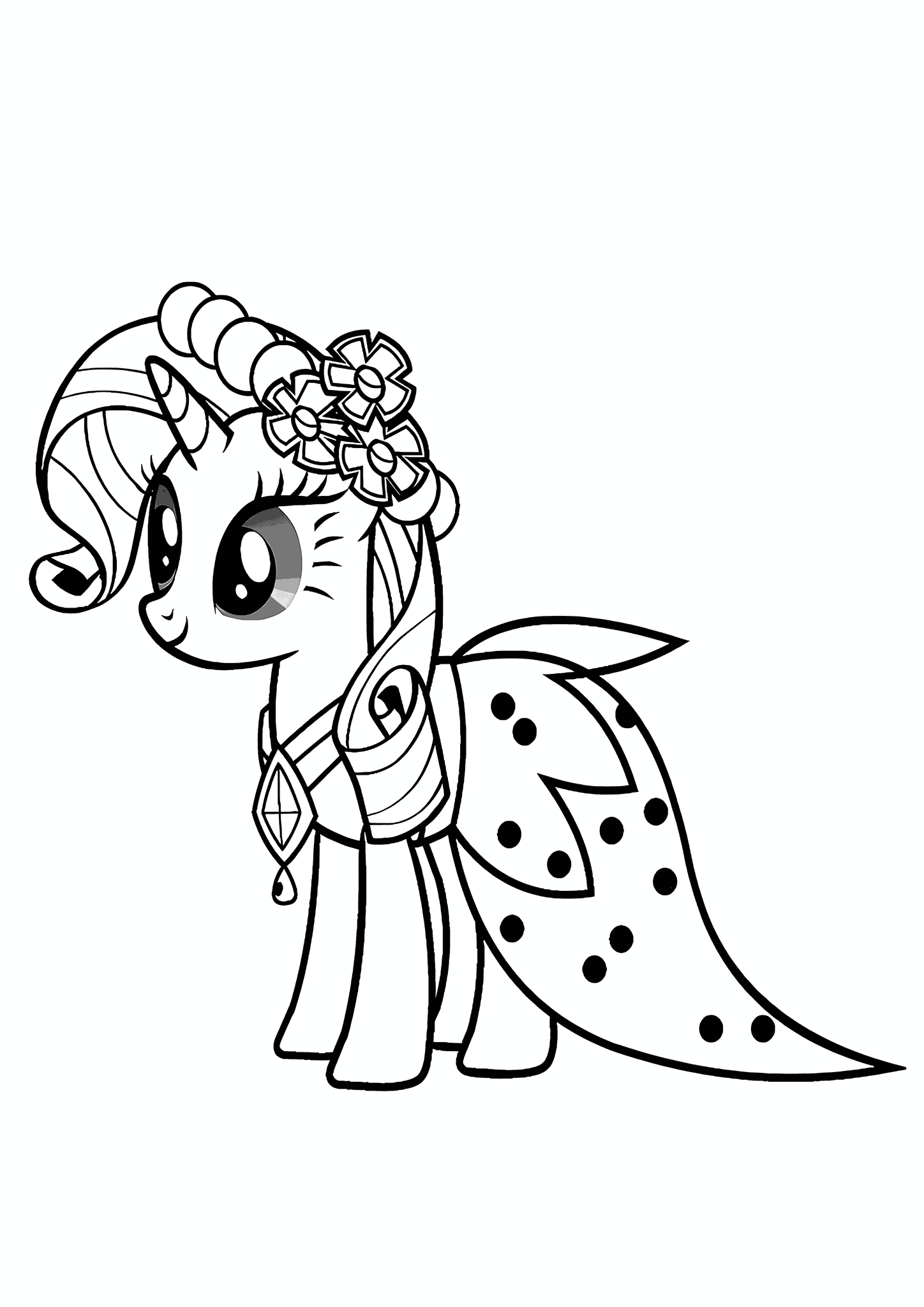 Rarity (MLP): Beautiful Dress