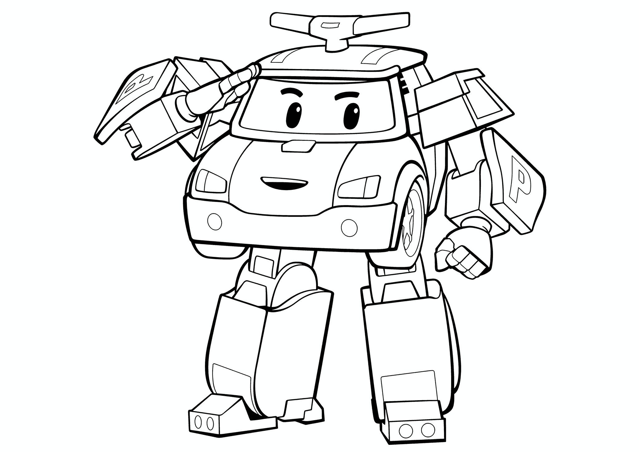 Robocar Poli: Paulie Police Car Salutes