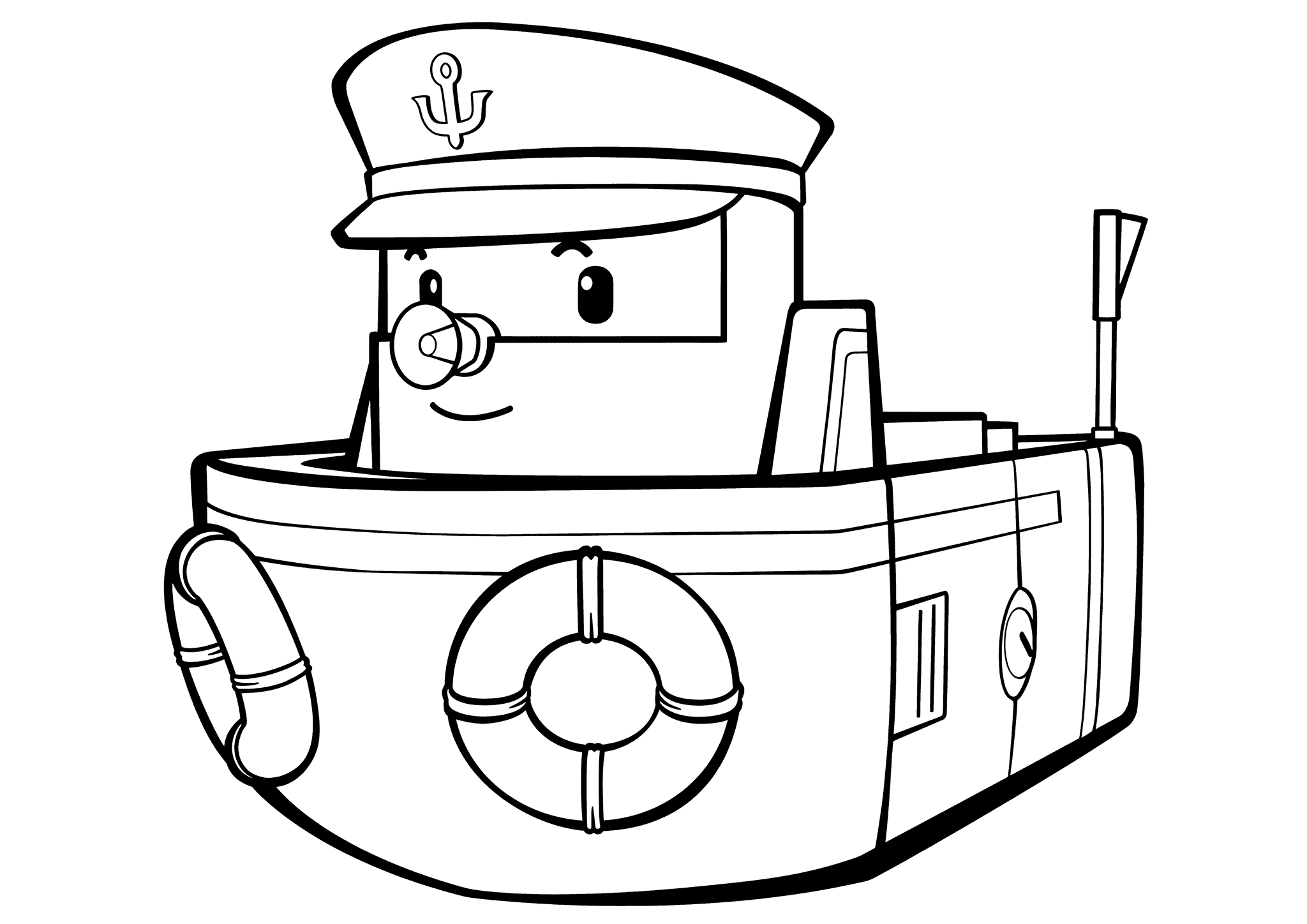Robocar Poli: Mail Ship Marin