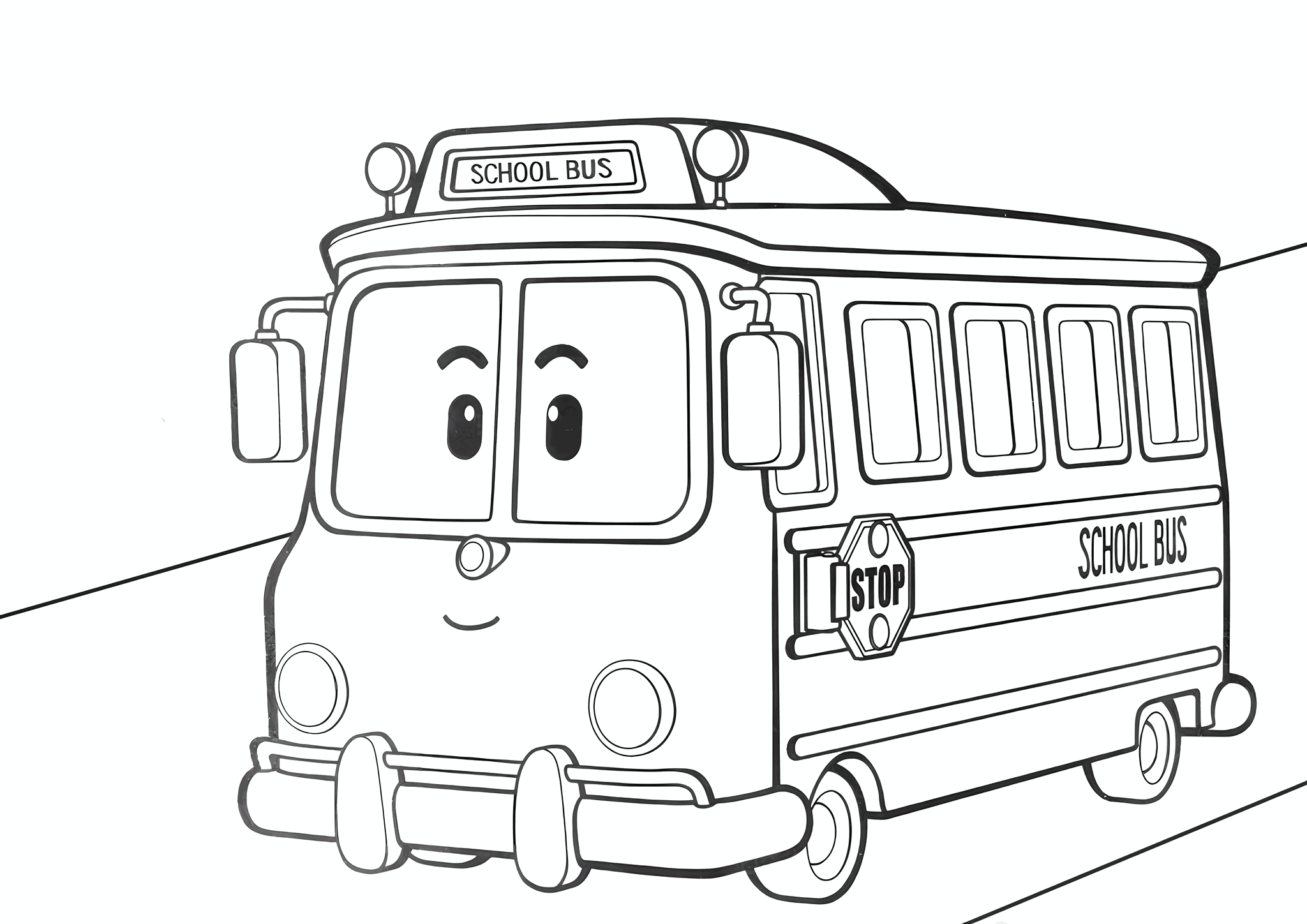 Robocar Poli: Scoolby School Bus