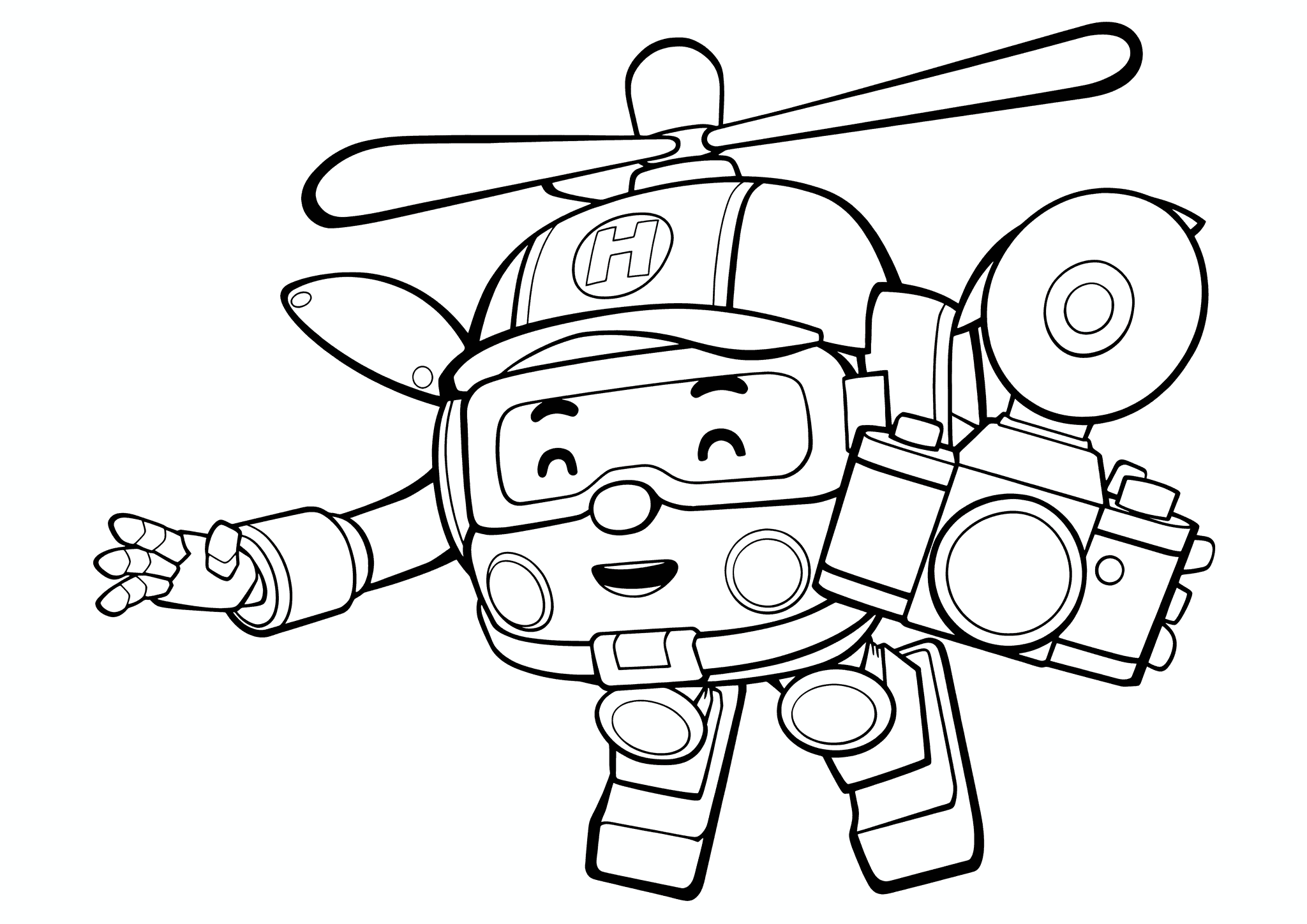 Robocar Poli: Helly with a Camera