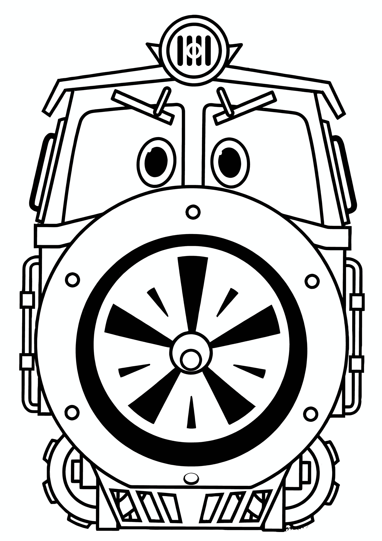 Robot Trains: Serious Train Victor