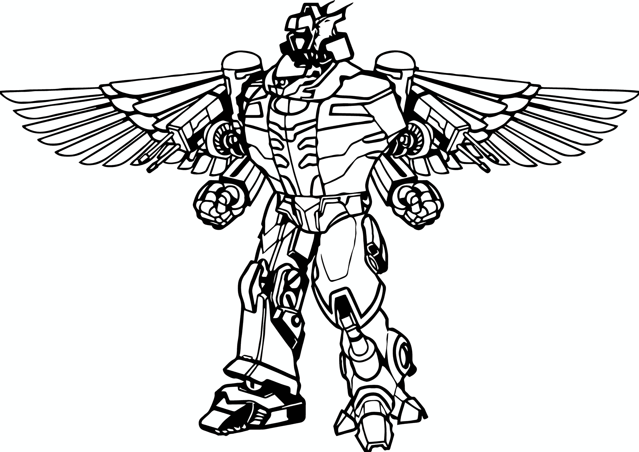 Robot with Wings