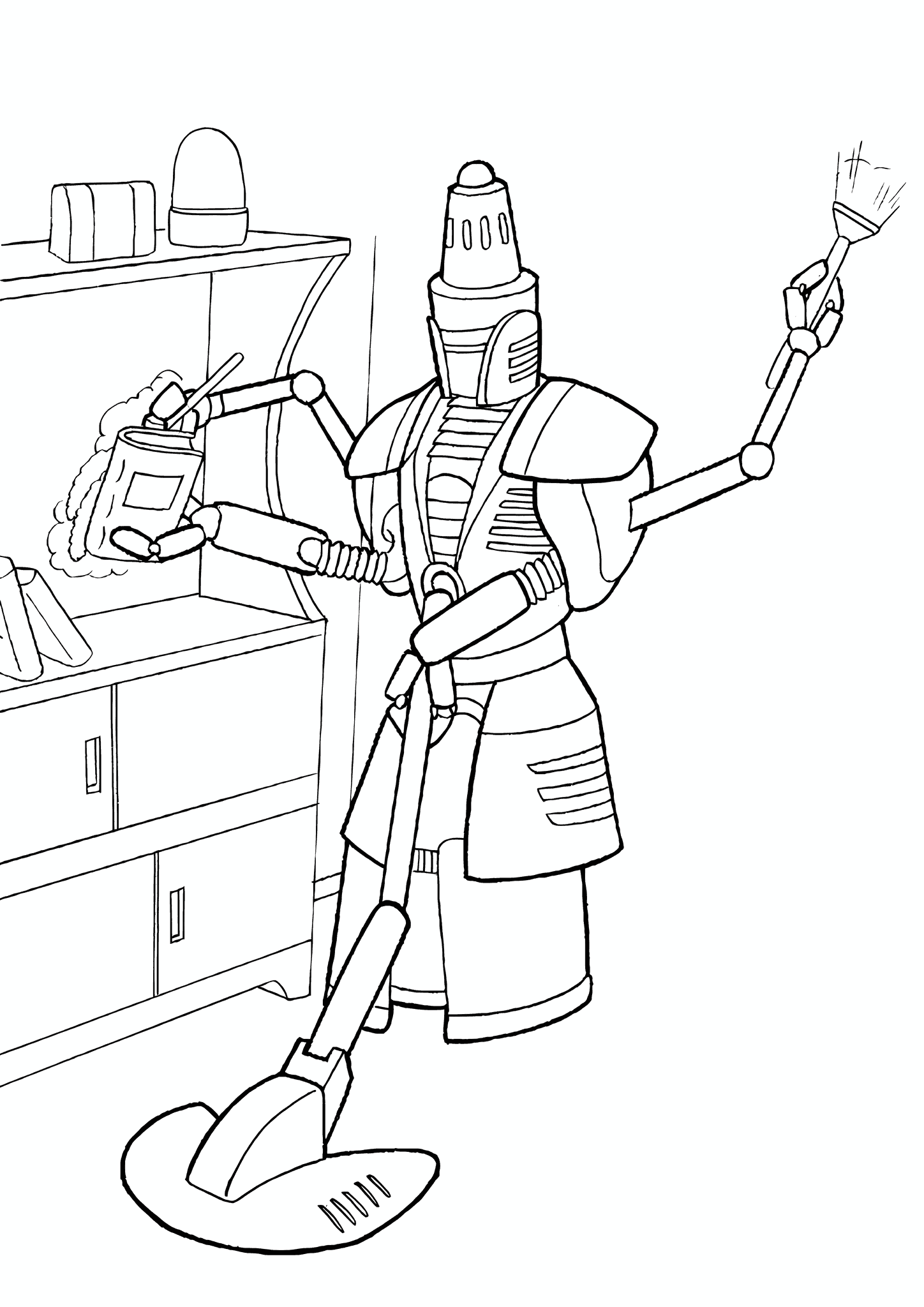 Robot Cleaning Robot