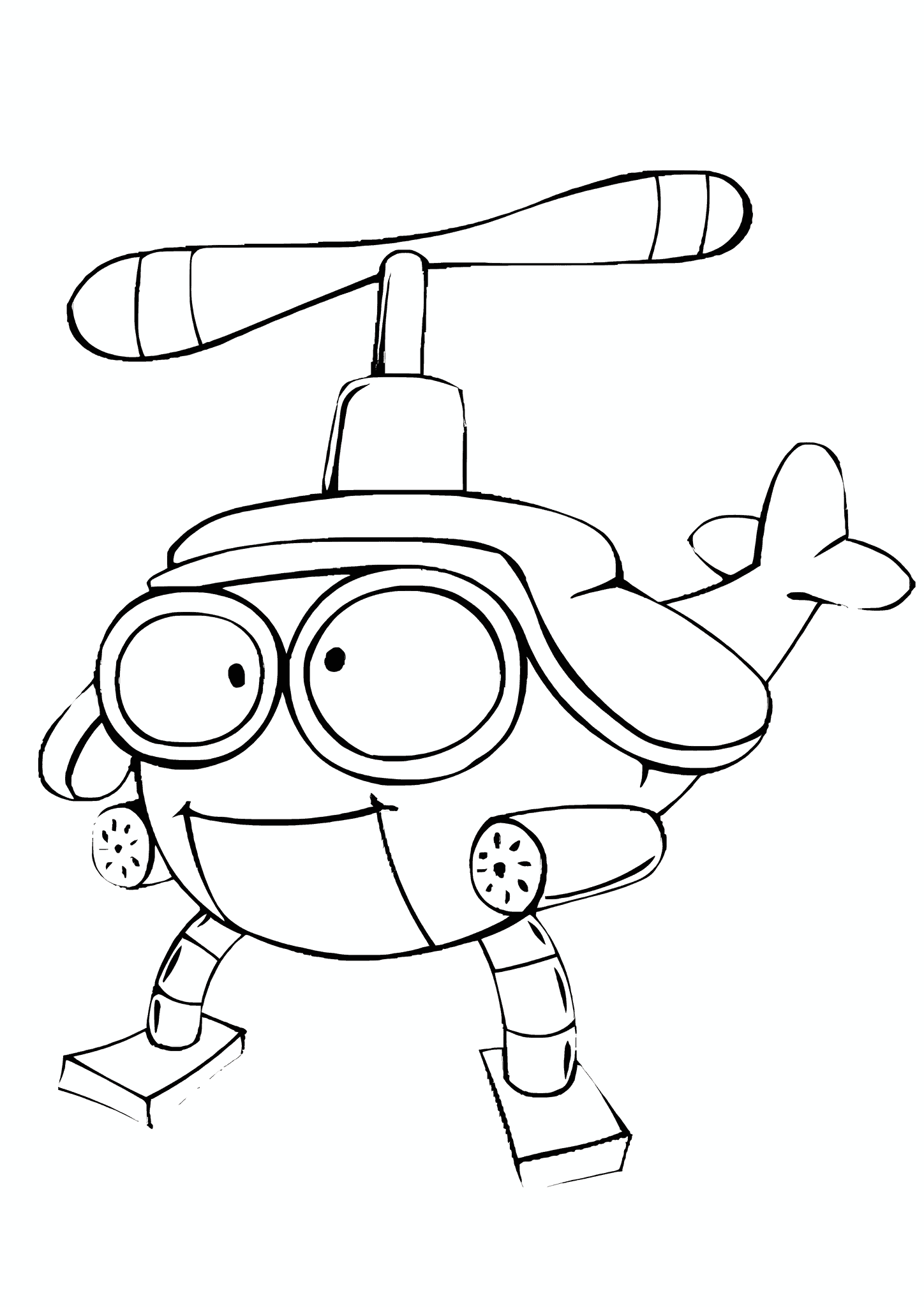 Robot Jolly Helicopter