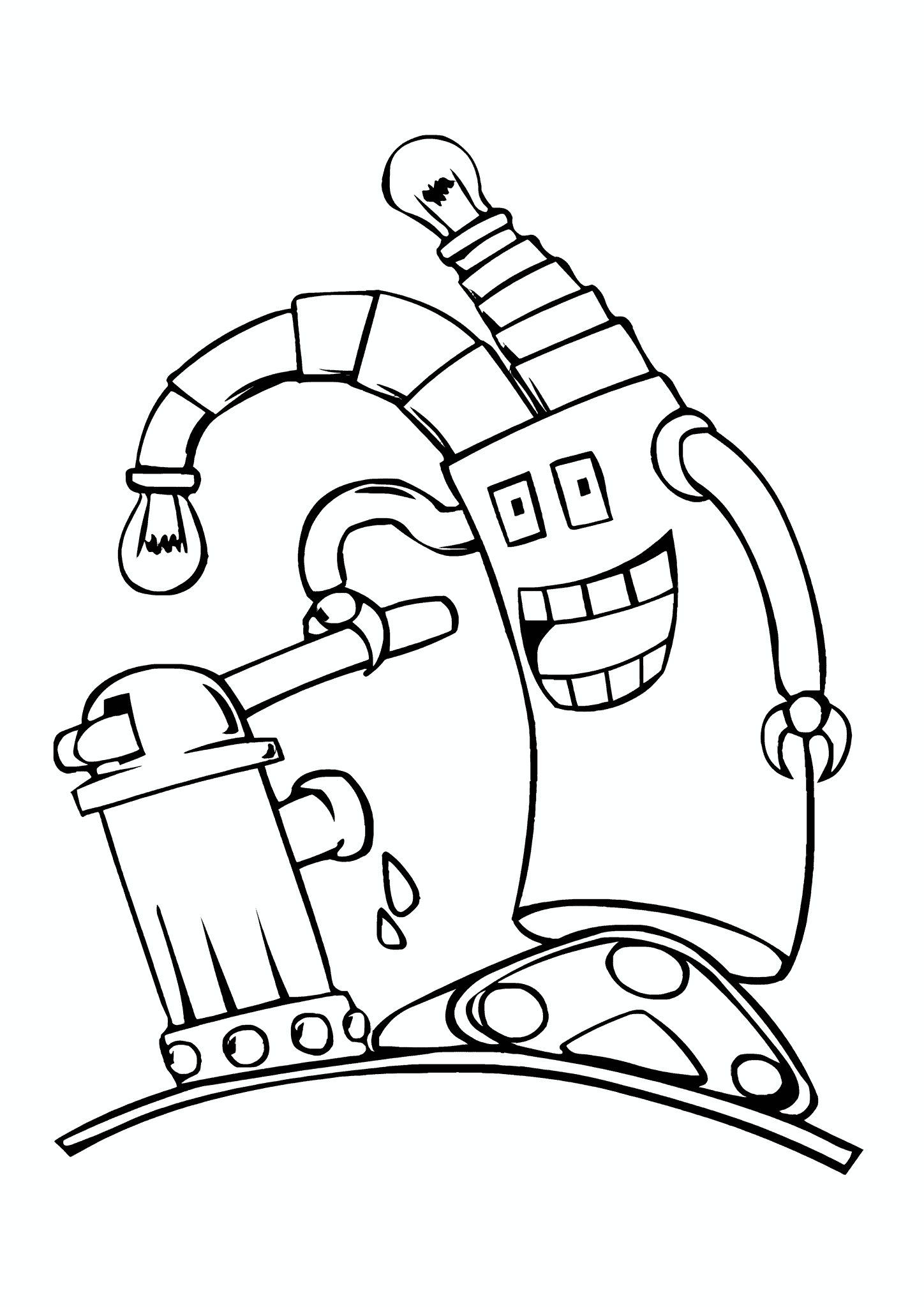 Robot at the Hydrant