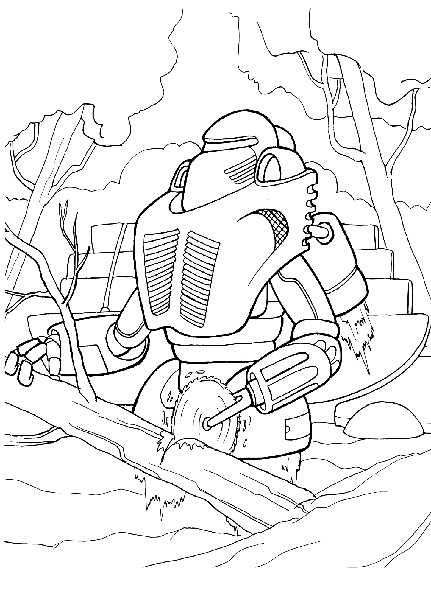Robot Woodsman