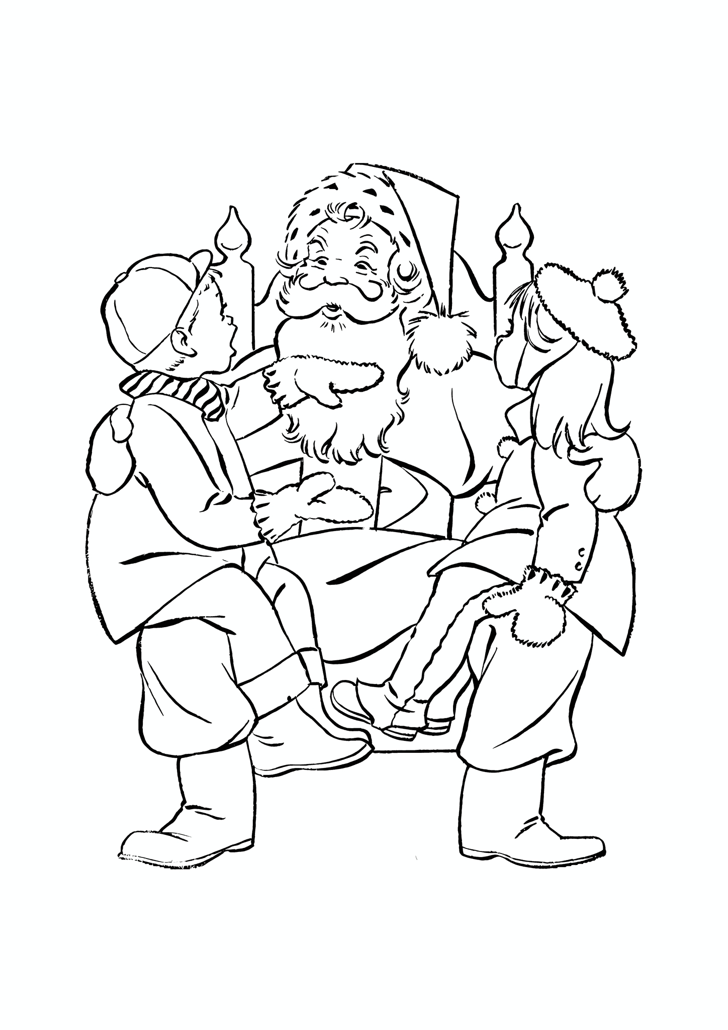 Santa Claus and Children