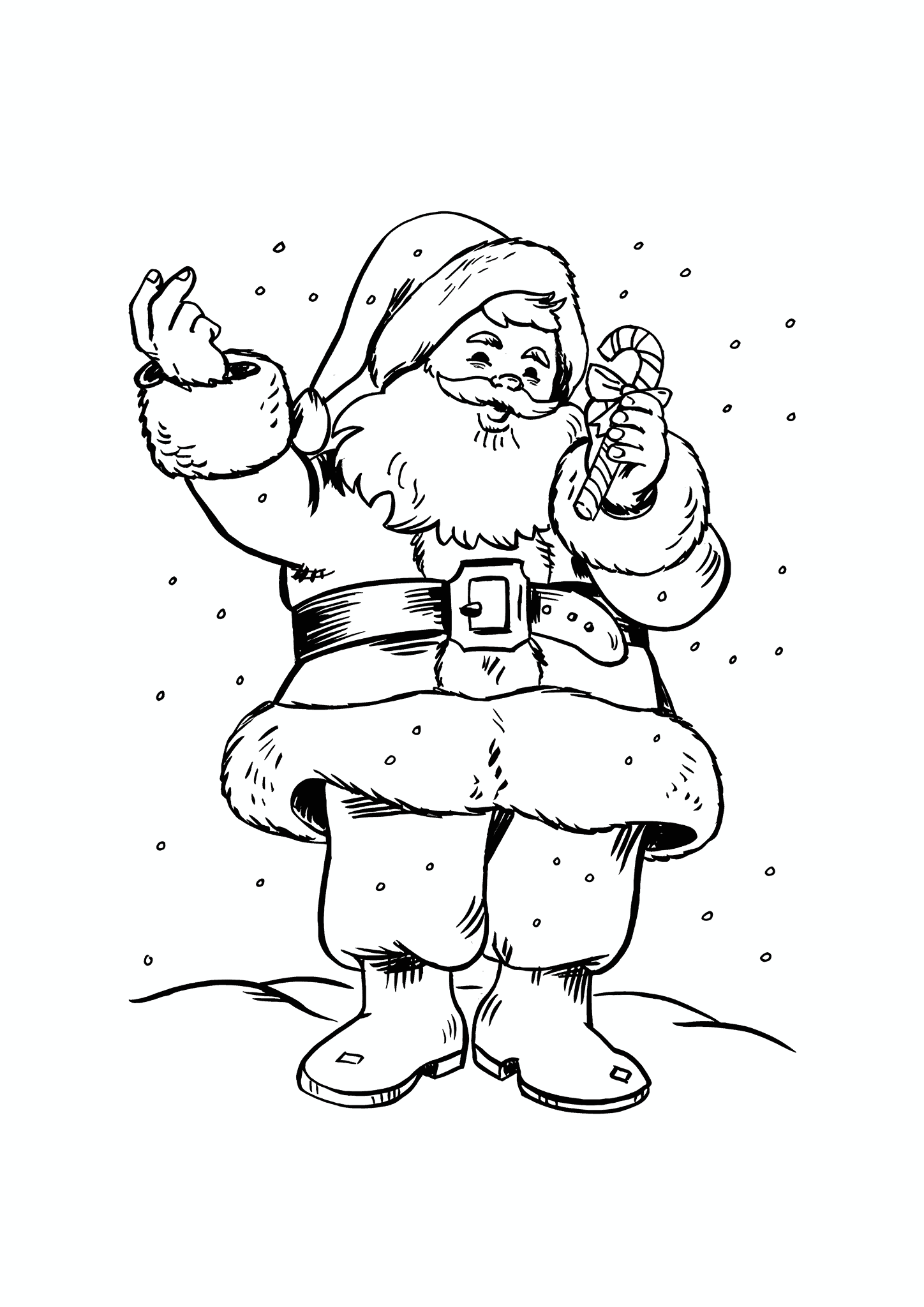 Santa with a Lollipop